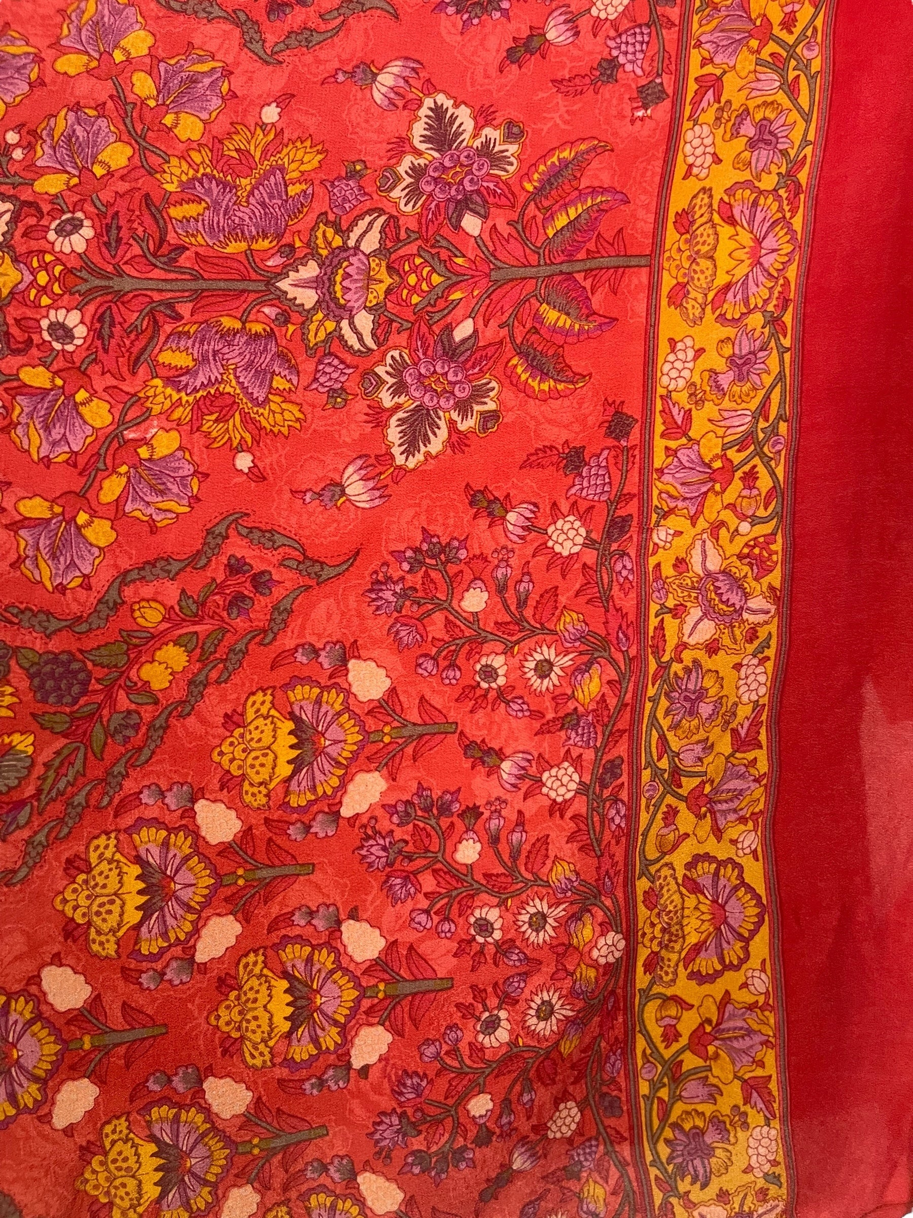 PRC7851 Avatar Pure Silk Capelet Poncho