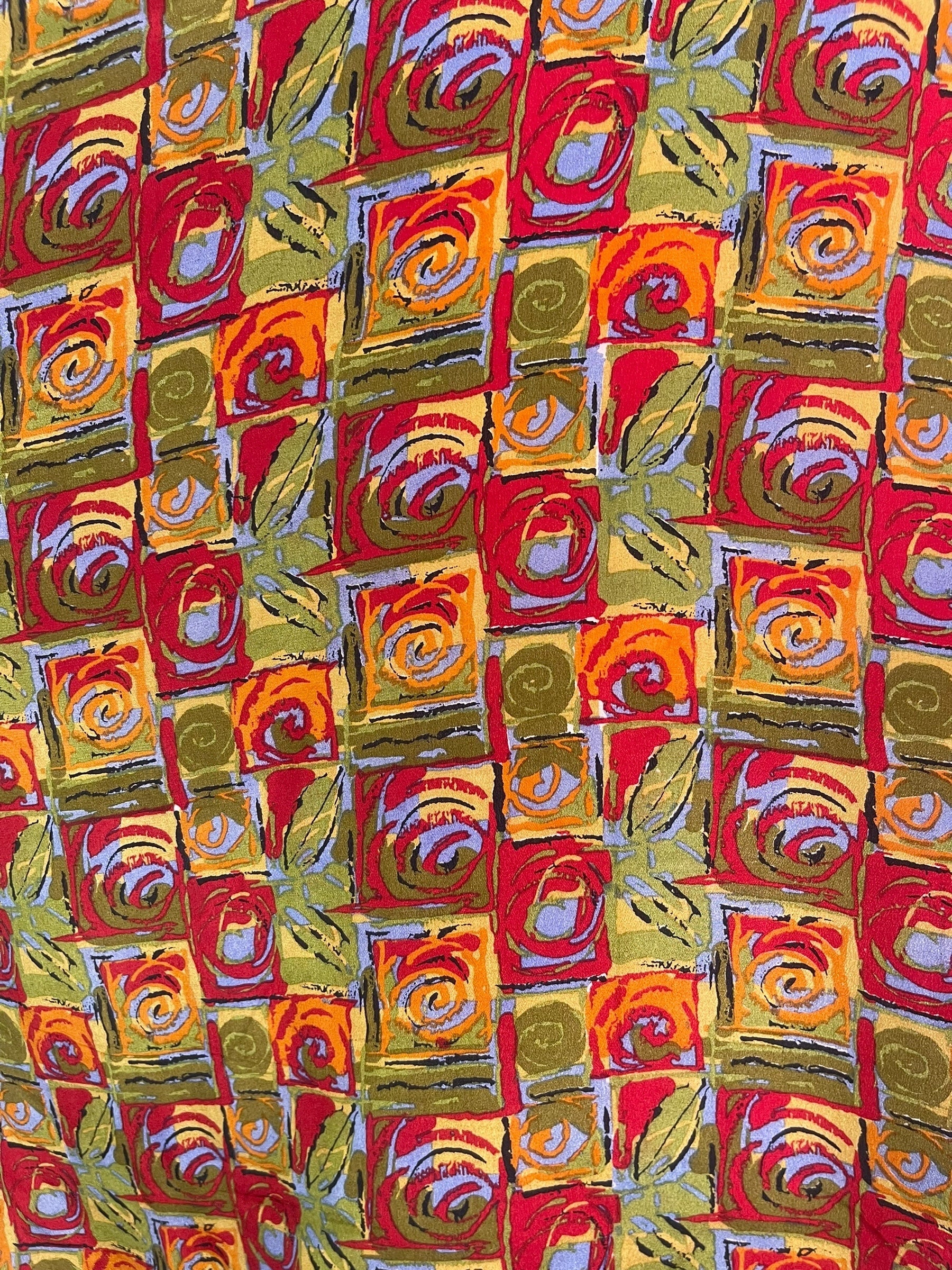 PRC8468 Avatar Pure Silk Long Tunic with Side Ties