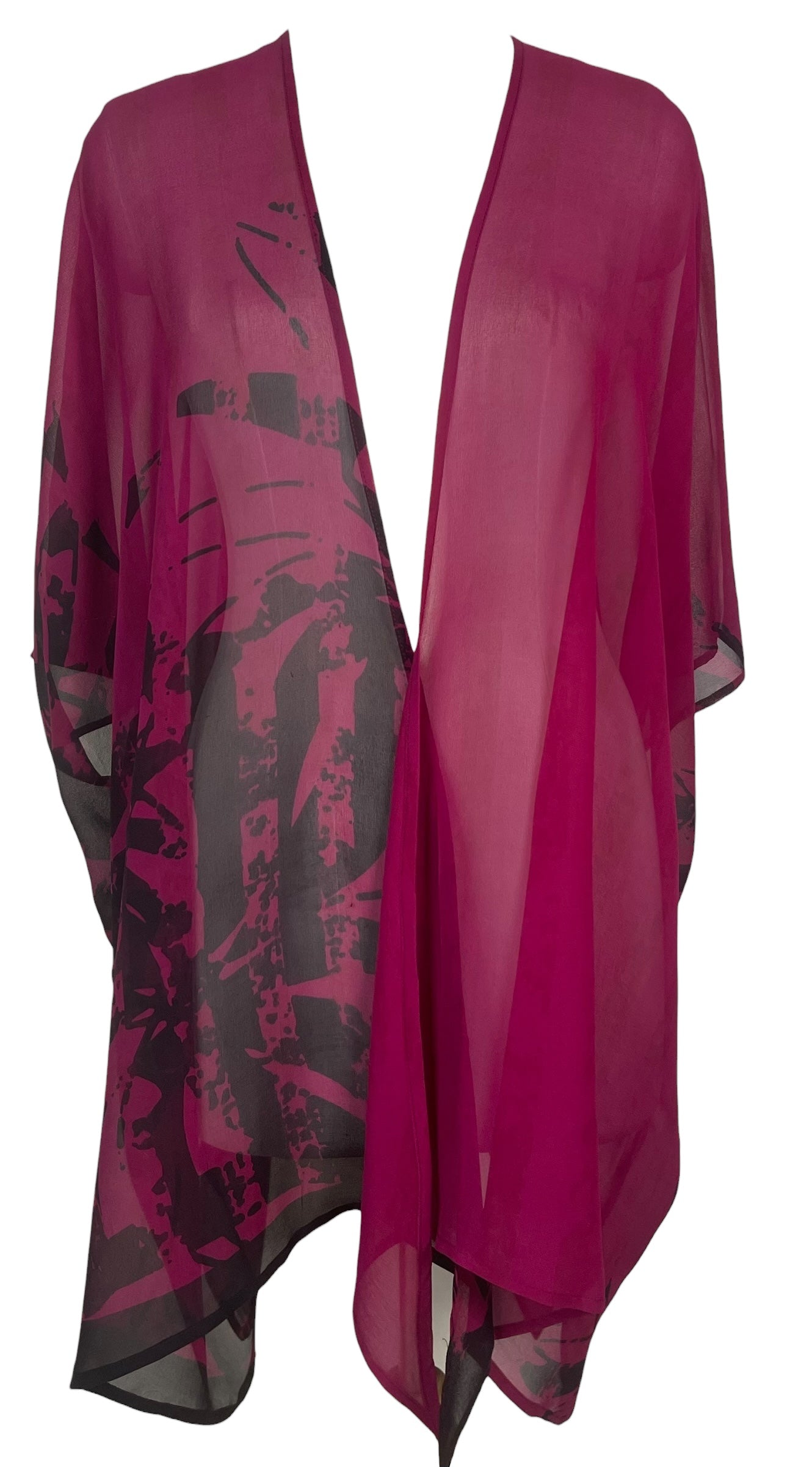 PREVIEW PRG8597 Sheer Wabi Sabi Pure Silk Cardigan by FEBRUARY2026 – Handmade ethical Cardigan from sariKNOTsari using upcycled silk. Designed in Canada for travel and slow fashion, loved from Toronto to LA to Sydney.