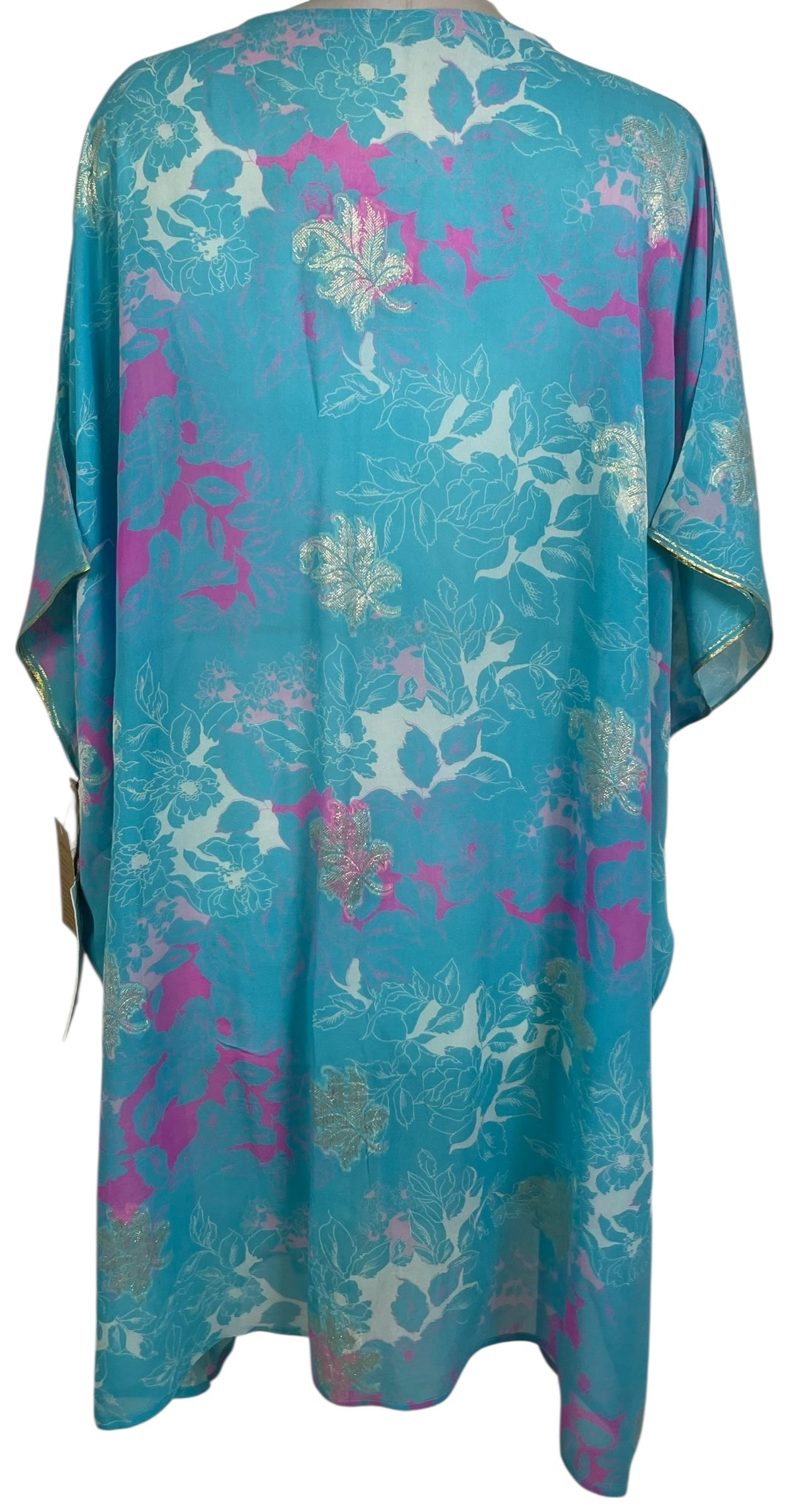 PRG8774 Sheer Wabi Sabi Pure Silk Midi Length Kaftan by 15 FEBRUARY 2026 – Handmade ethical Midi Length Kaftan from sariKNOTsari using upcycled silk. Designed in Canada for travel and slow fashion, loved from Toronto to LA to Sydney.
