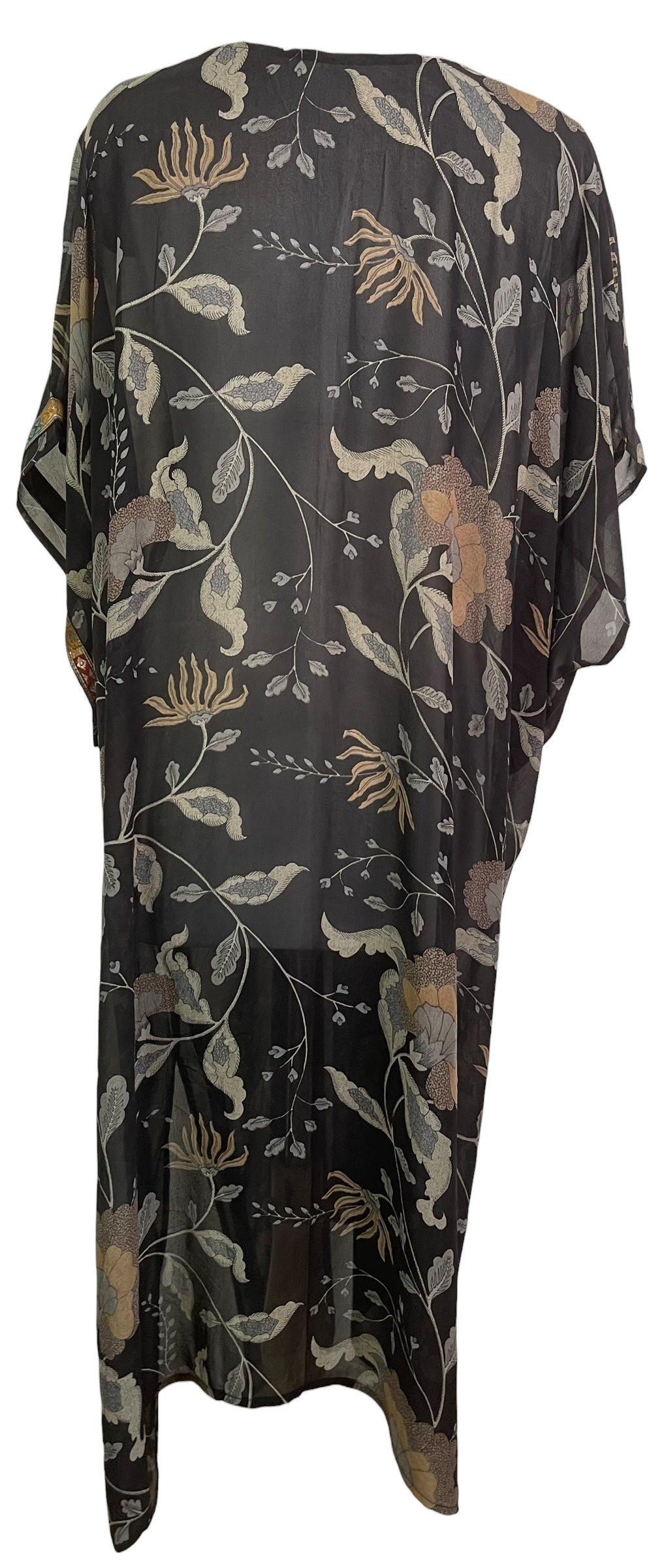 PRG8865 Sheer Avatar Pure Silk Maxi Kaftan