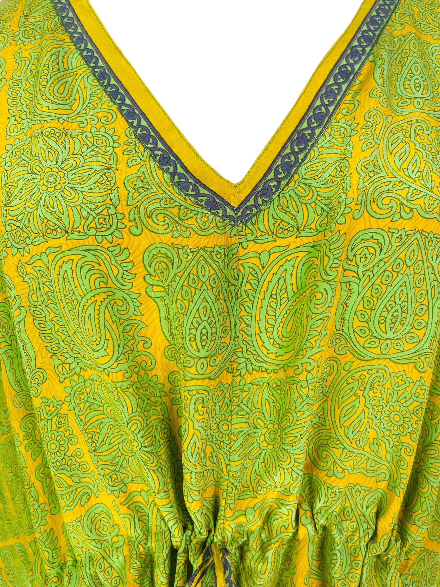 PRC6770 Avatar Pure Silk Maxi Kaftan