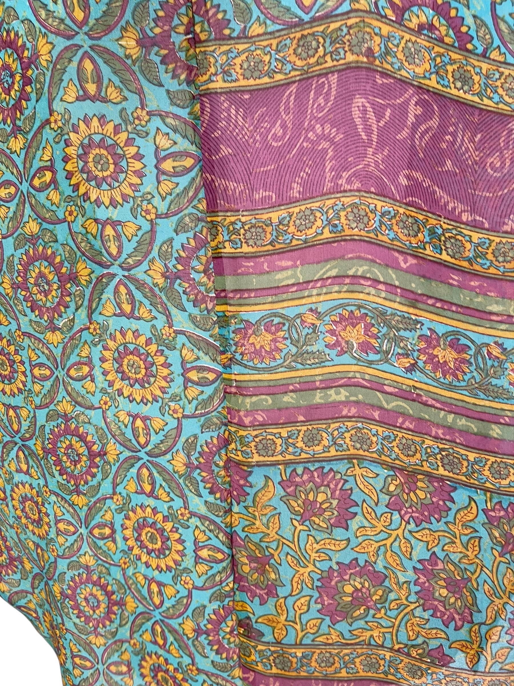 PRG7062 Sheer Avatar Pure Silk Waterfall Top