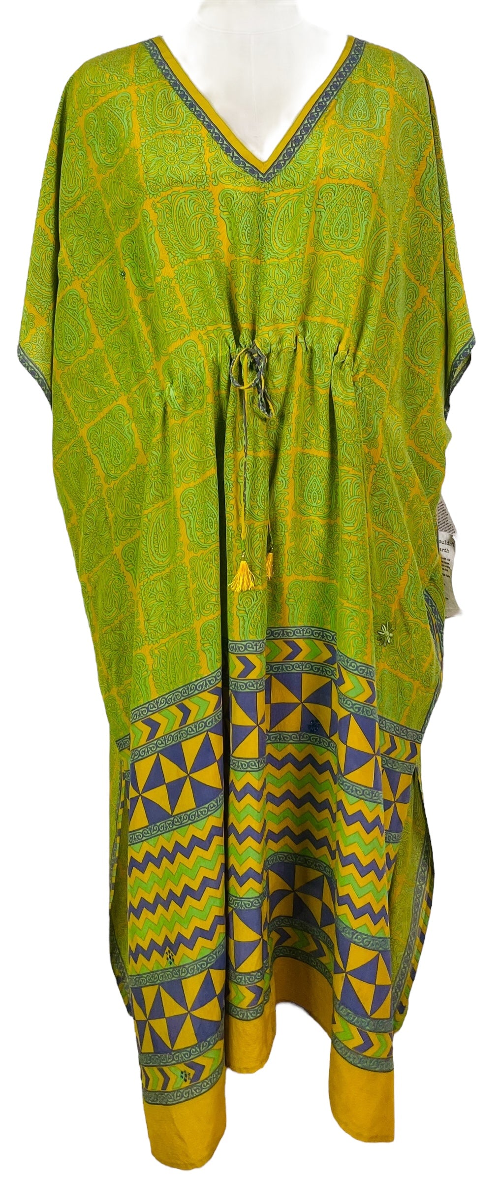 PRC6770 Avatar Pure Silk Maxi Kaftan