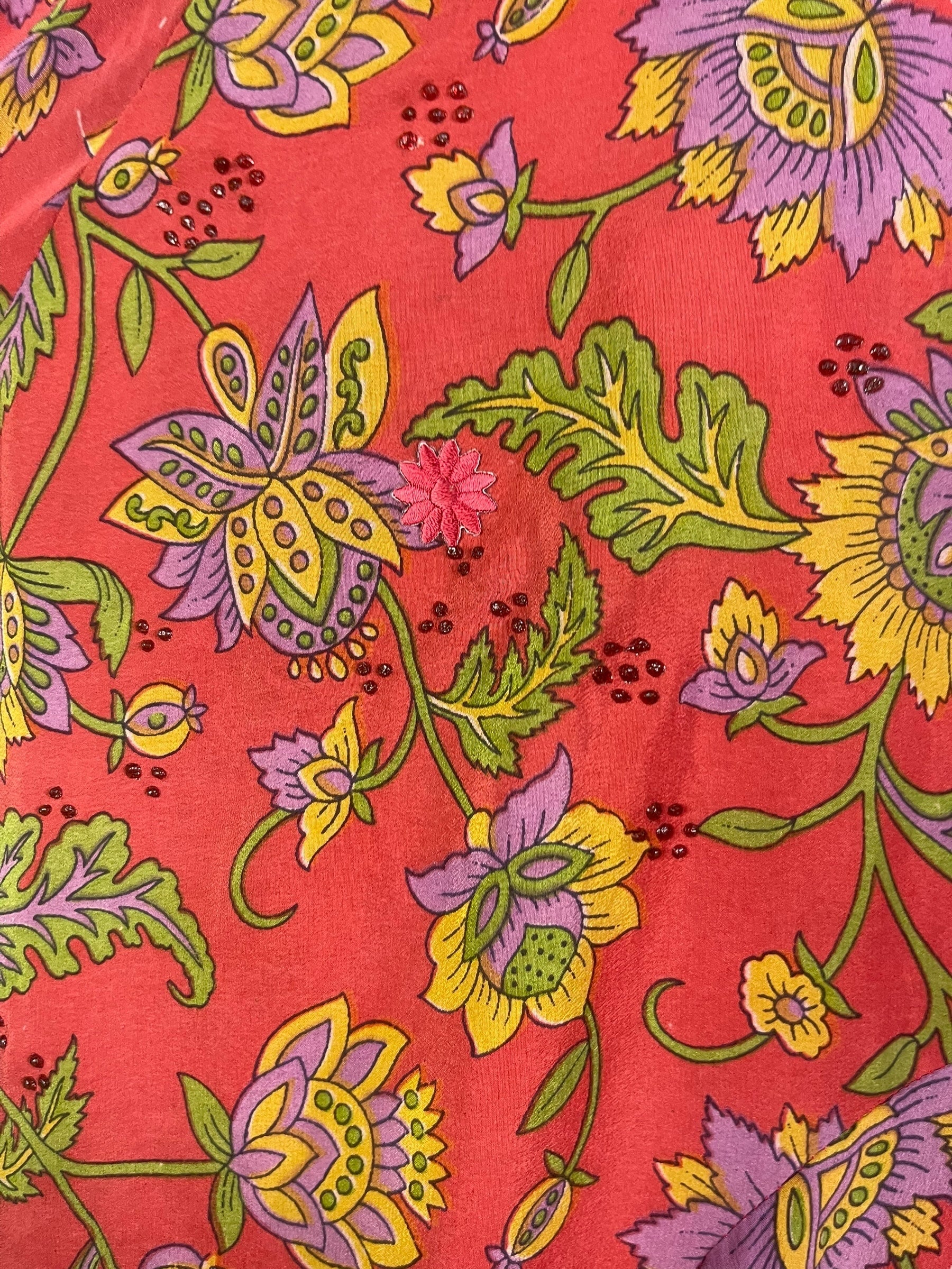 PRC7911 Avatar Pure Silk Sculptural Long Tunic Dress