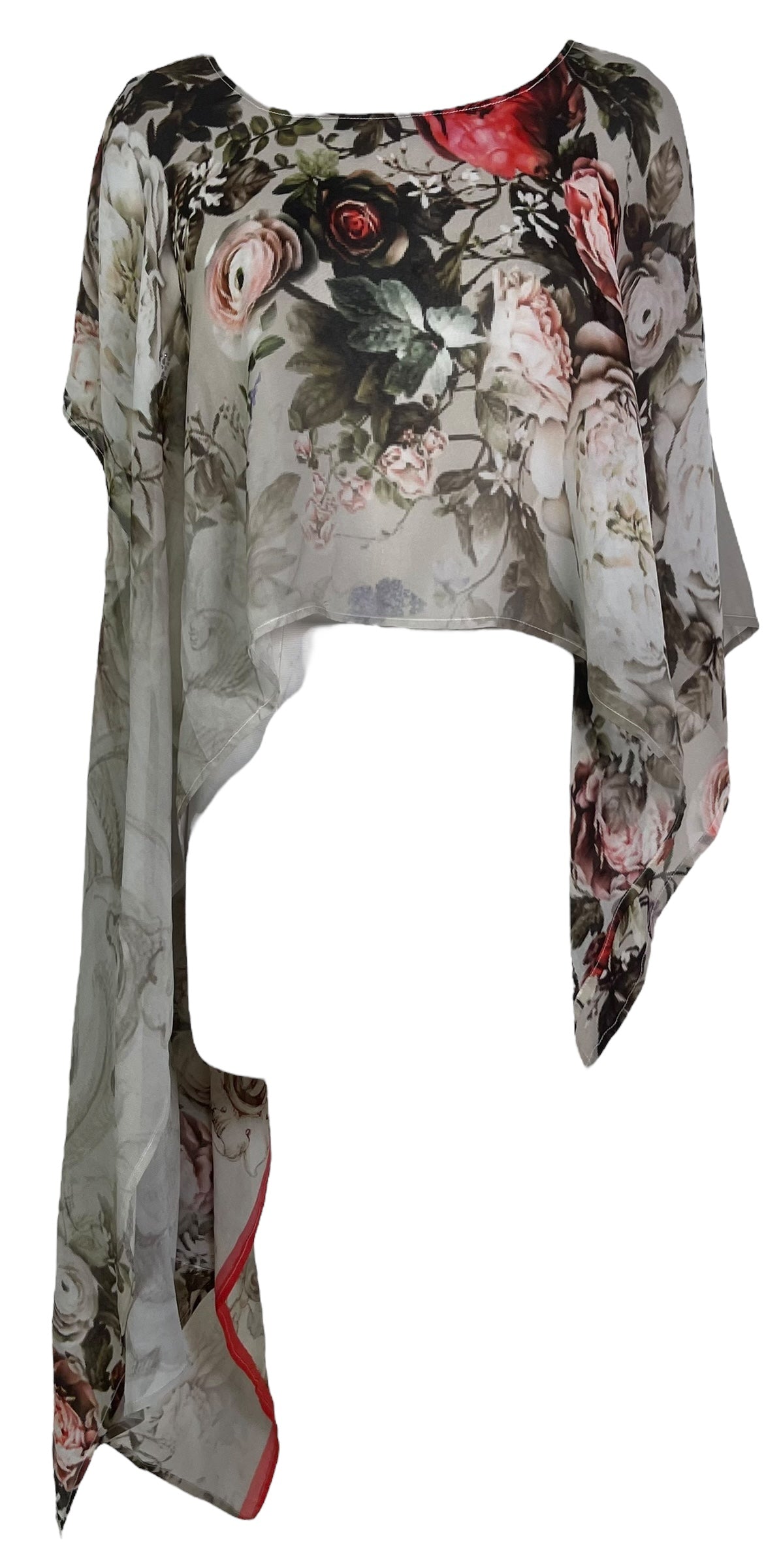 PRG7956 Sheer Avatar Pure Silk Versatile Vest