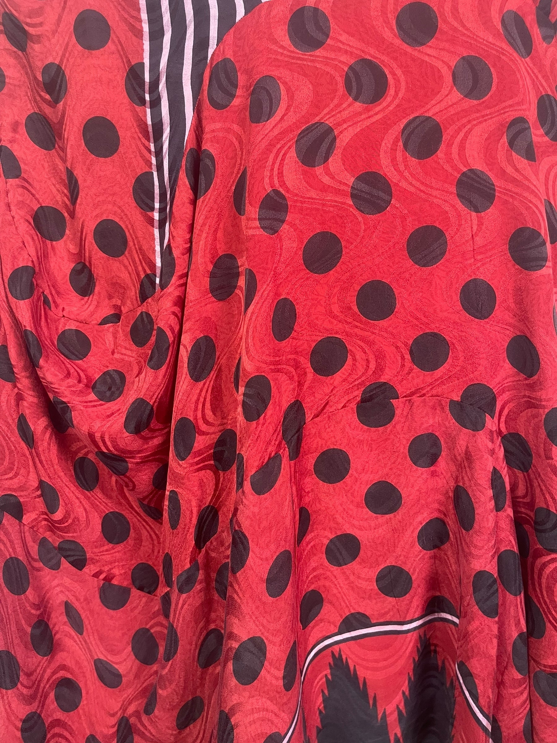 PRC8454 Avatar Pure Silk Sculptural Long Tunic Dress