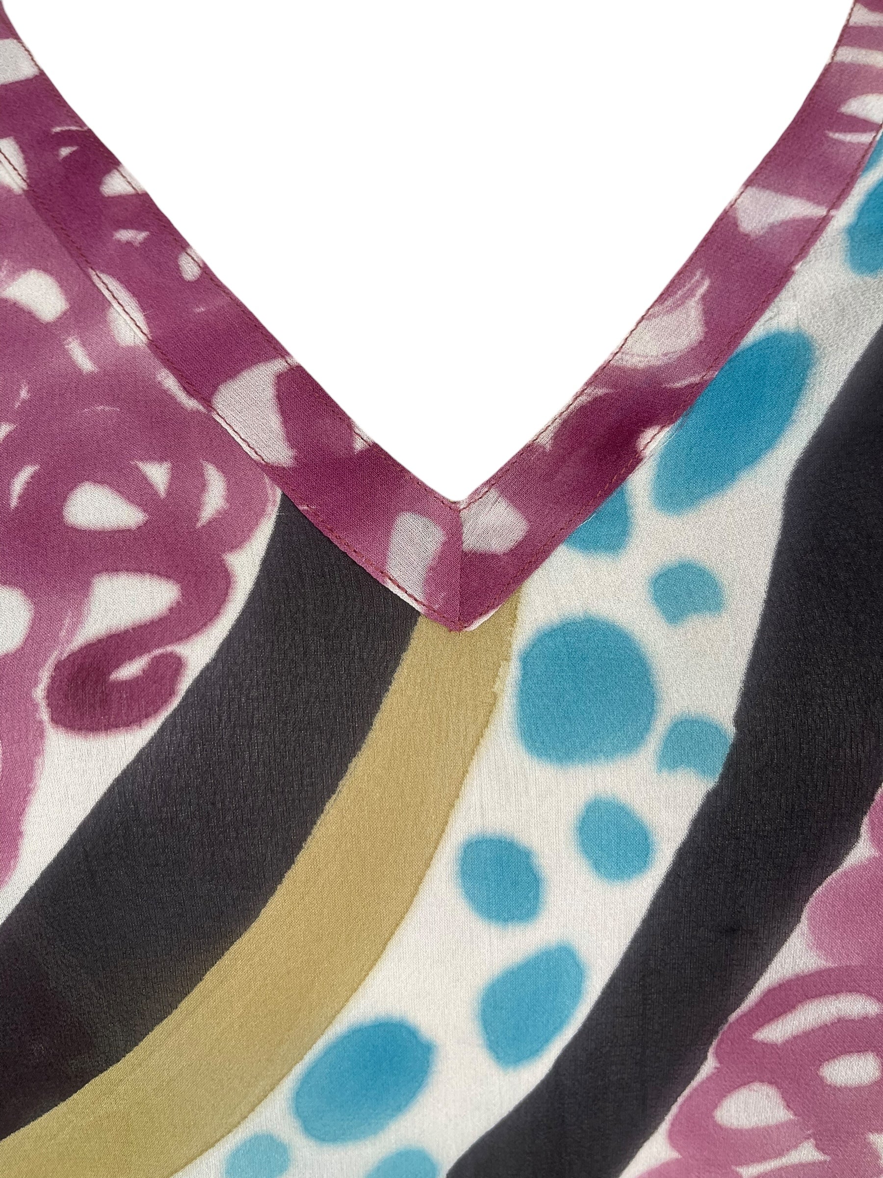 PREVIEW PRG8438 Sheer Avatar Pure Silk Long Tunic with Side Ties