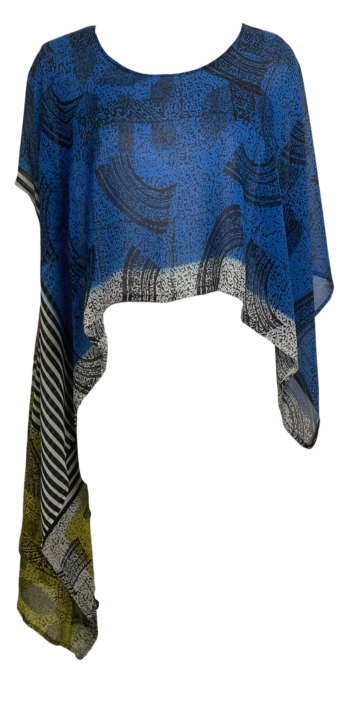 PRG8813 Sheer Wabi Sabi Pure Silk Versatile Vest