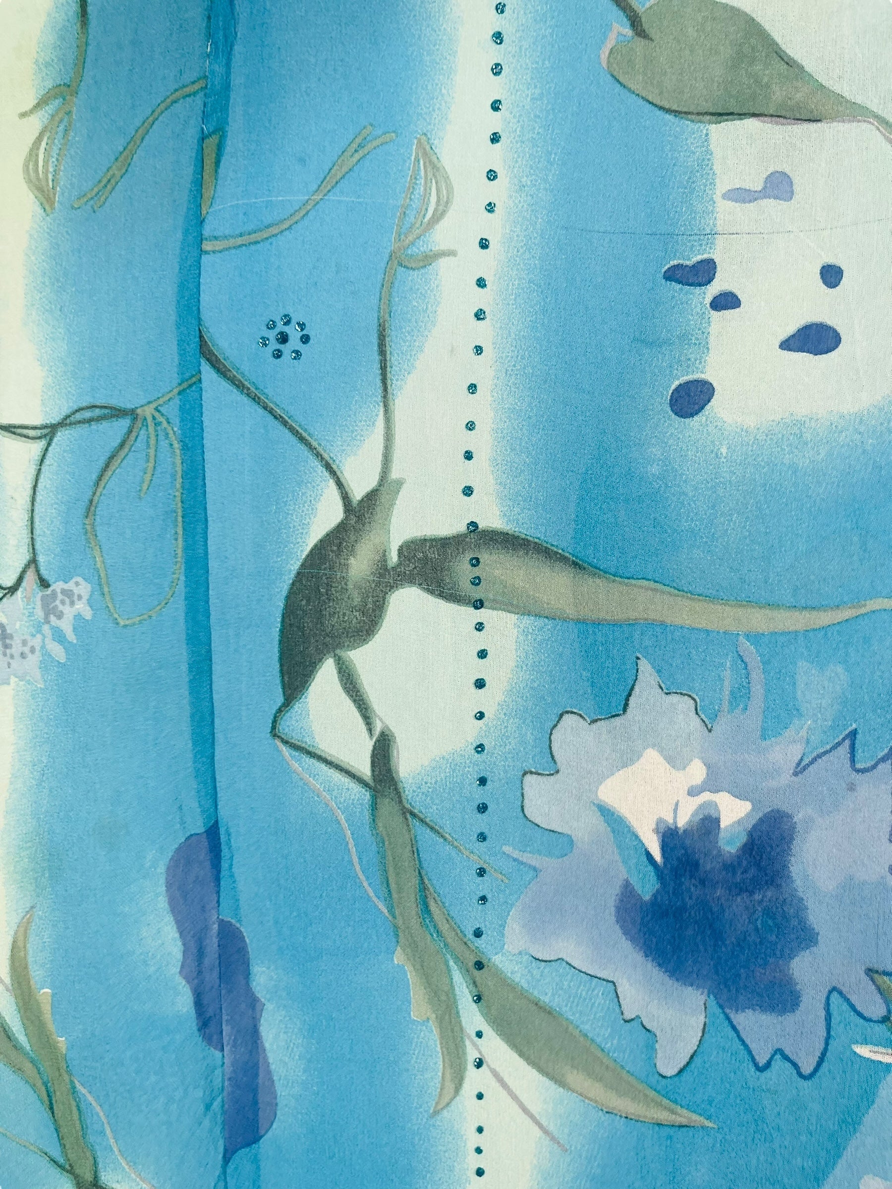 PRG7264 Sheer Wabi Sabi Pure Silk Waterfall Top