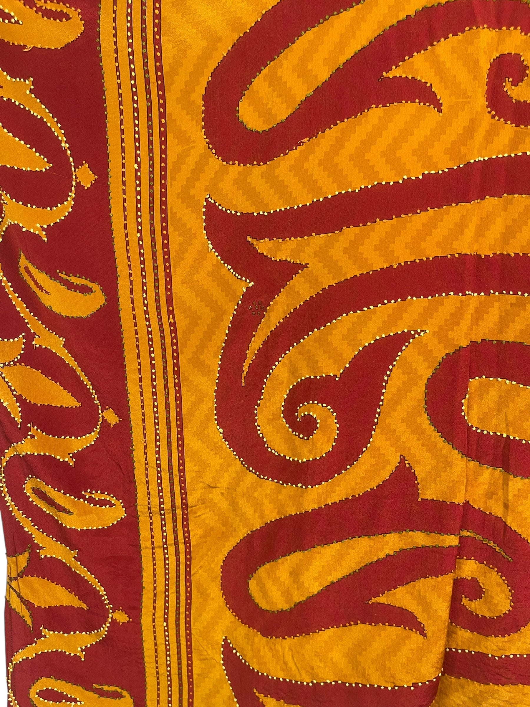 PRC8294 Avatar Pure Silk Short Kaftan Tunic with Slits