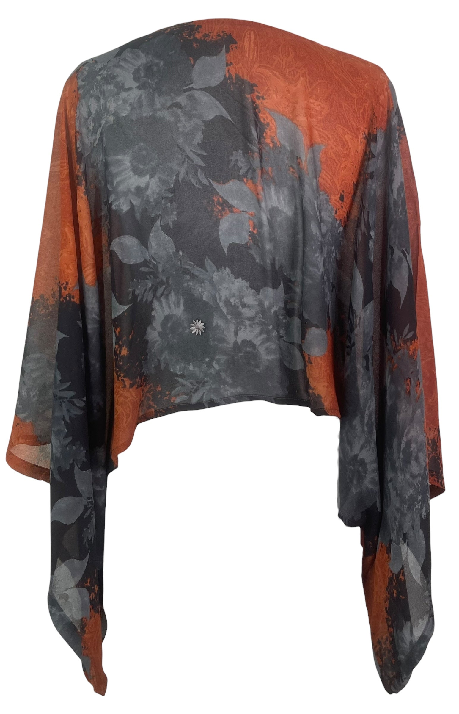 PREVIEW PRG8522 Sheer Avatar Pure Silk Kimono-Sleeved Top