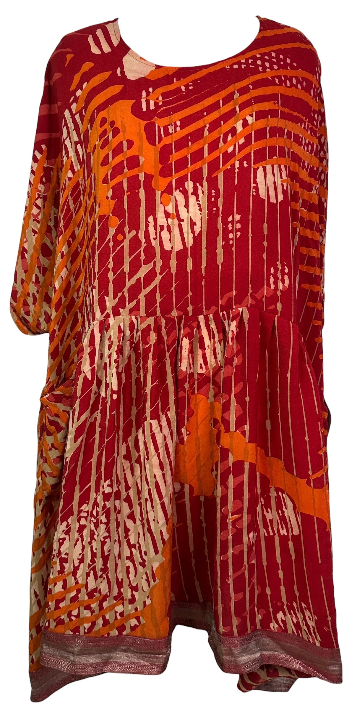 PRC8400 Avatar Pure Silk Boxy Babydoll Dress