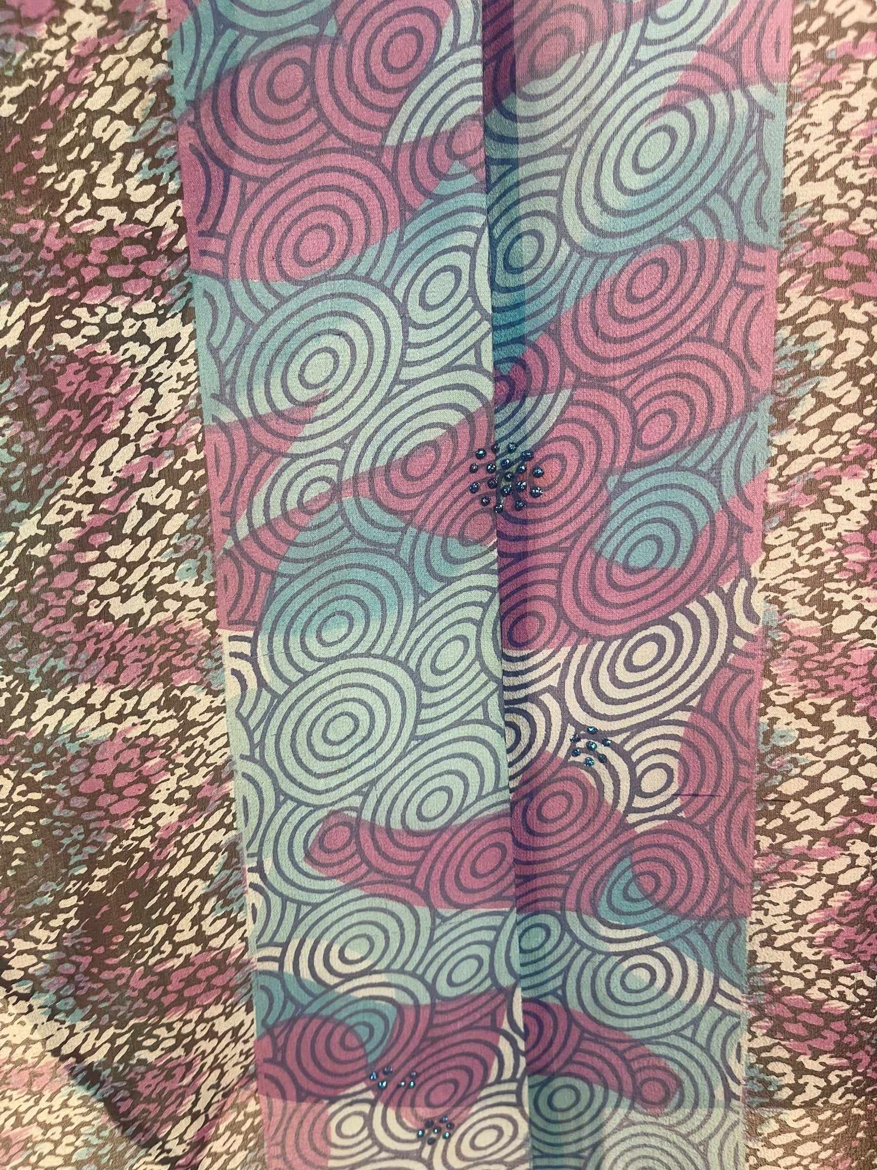 PRG8123 Sheer Wabi Sabi Pure Silk Waterfall Top