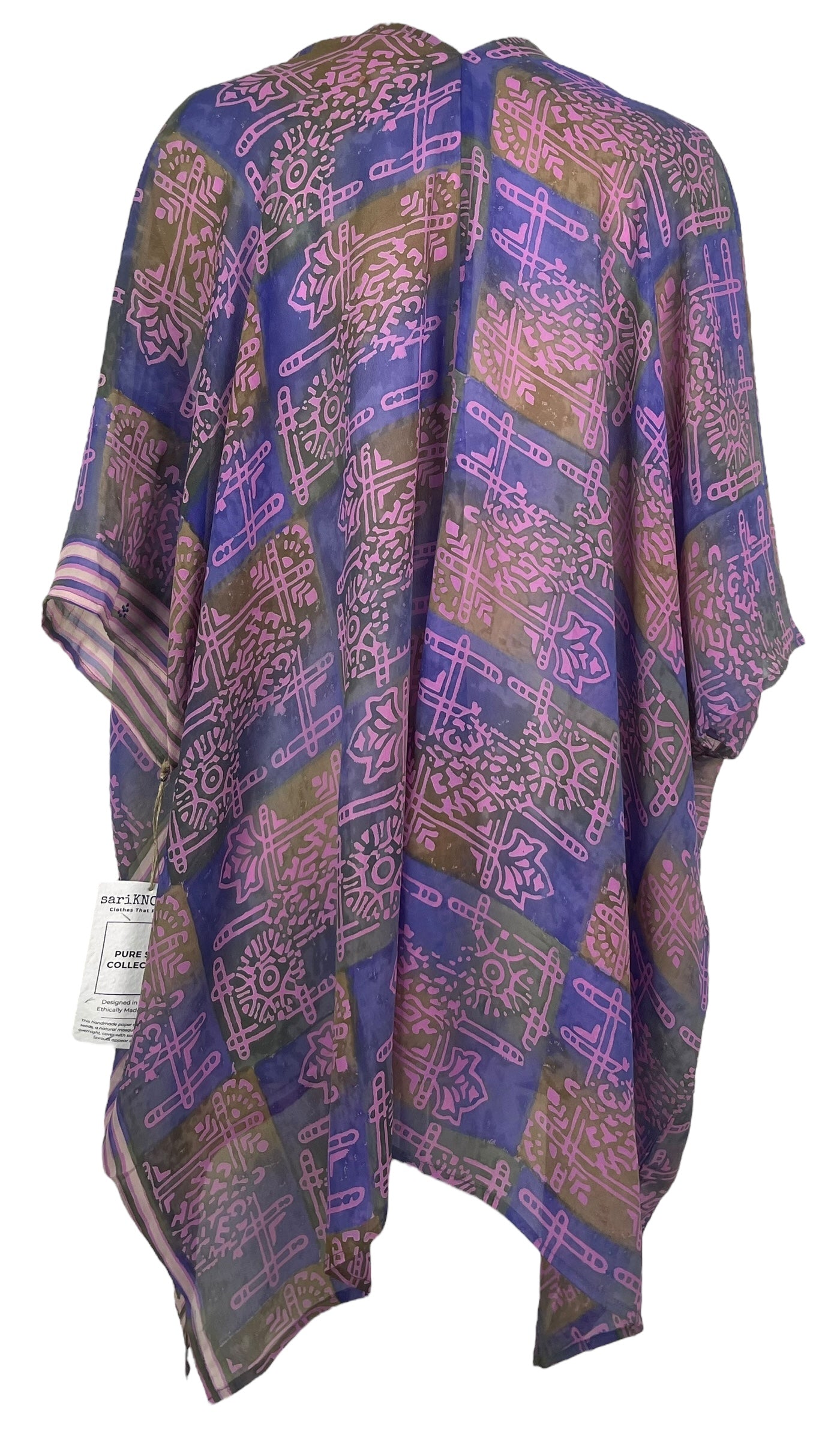 PRG8126 Sheer Avatar Pure Silk Cardigan