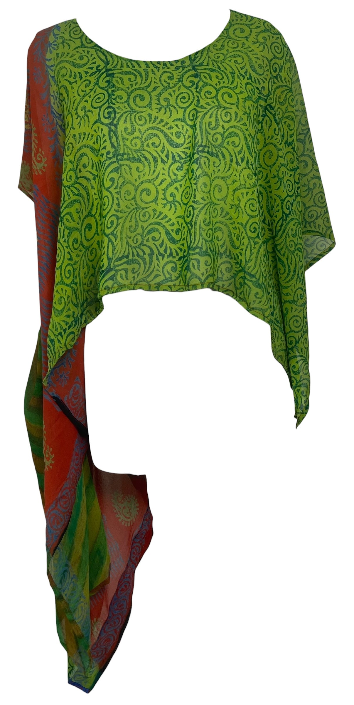 PRG8415 Sheer Wabi Sabi Pure Silk Versatile Vest