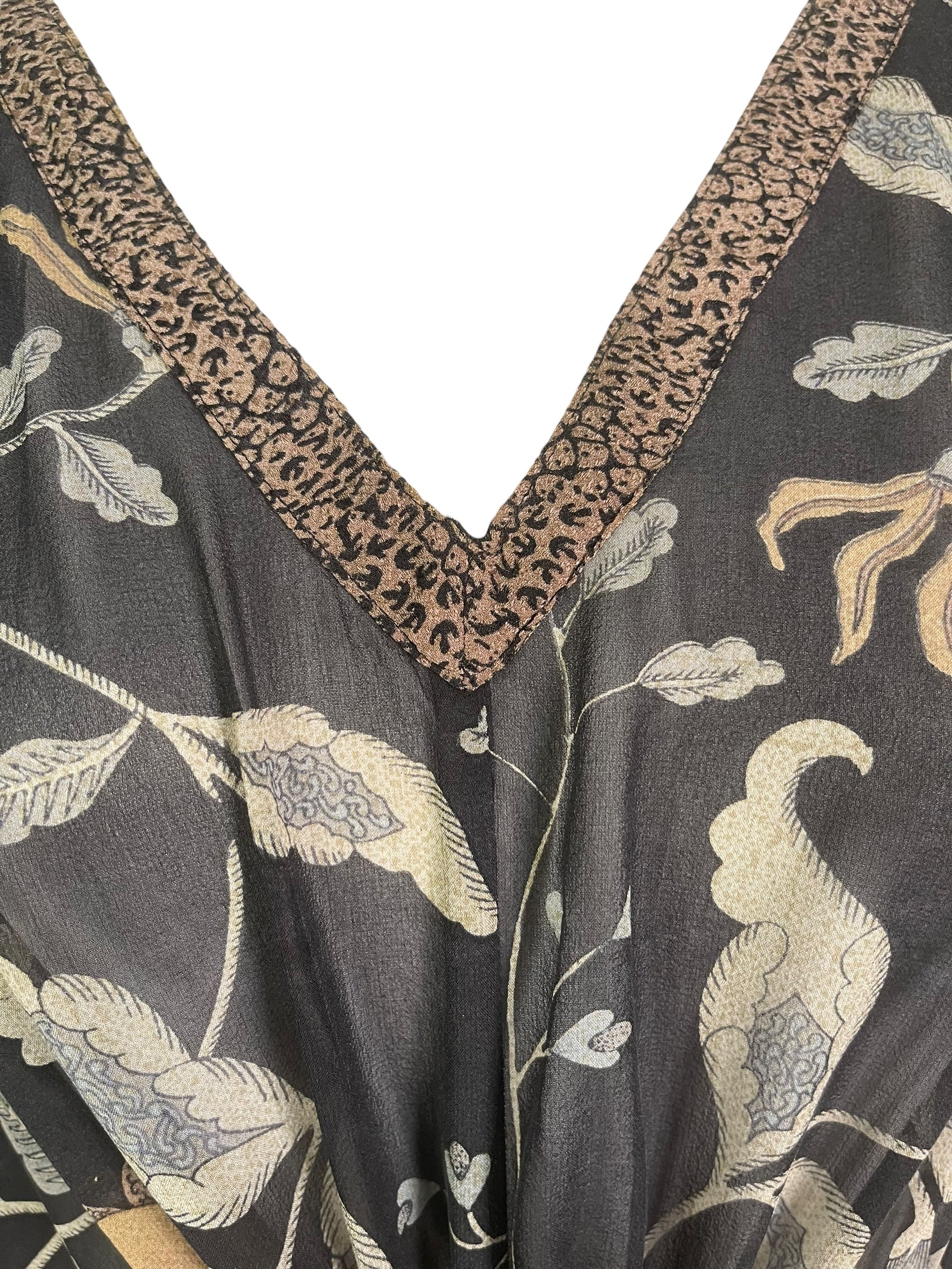 PRG8865 Sheer Avatar Pure Silk Maxi Kaftan
