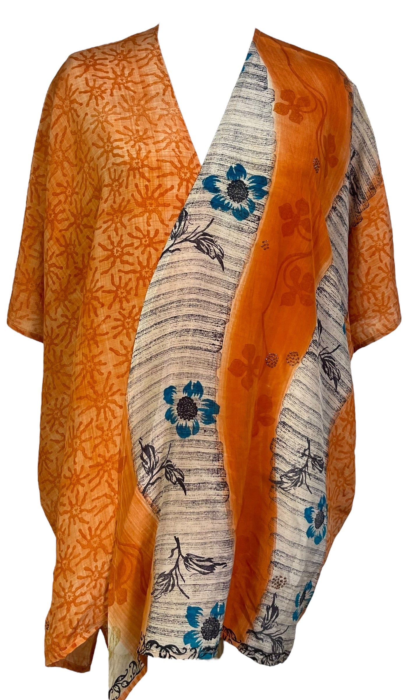 PRC6990 Wabi Sabi Pure Silk Cardigan