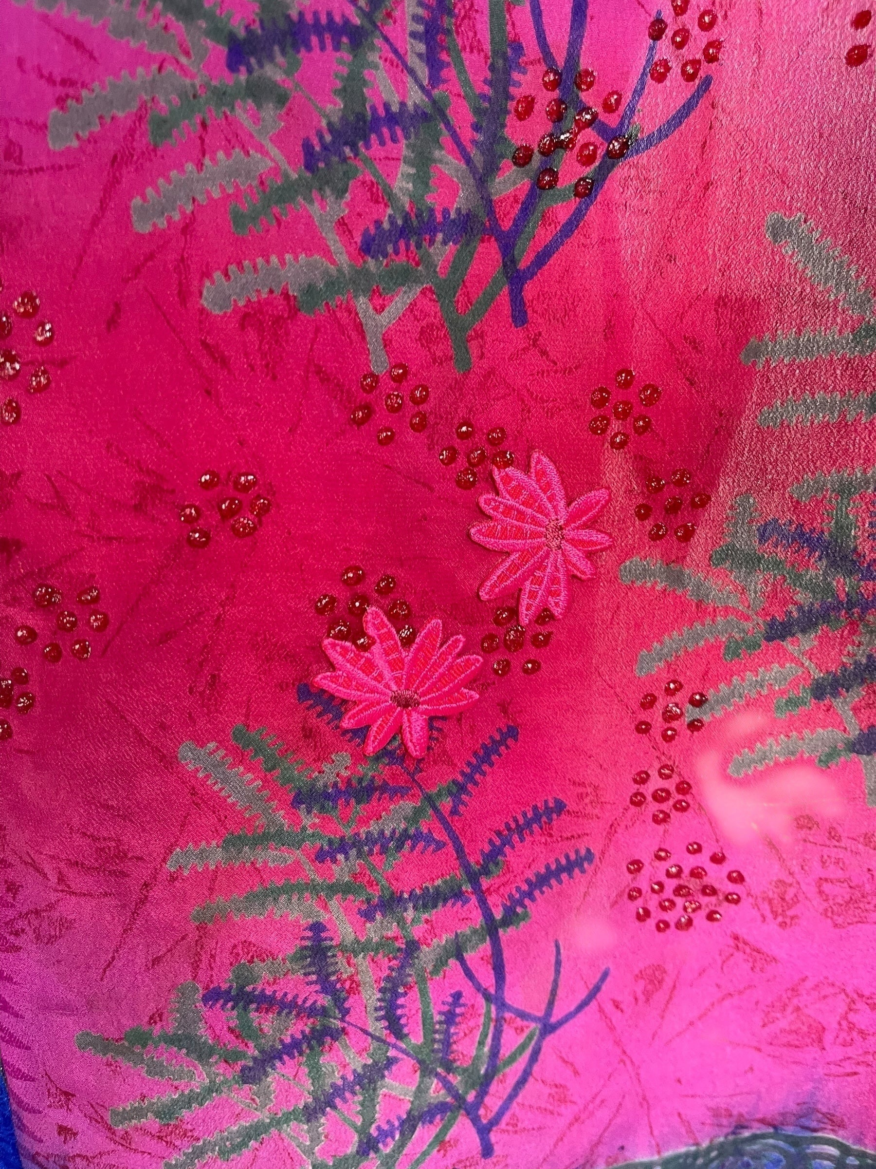 PRC6671 Avatar Pure Silk Waterfall Top by Kerri – Handmade ethical Waterfall Top from sariKNOTsari using upcycled silk. Designed in Canada for travel and slow fashion, loved from Toronto to LA to Sydney.