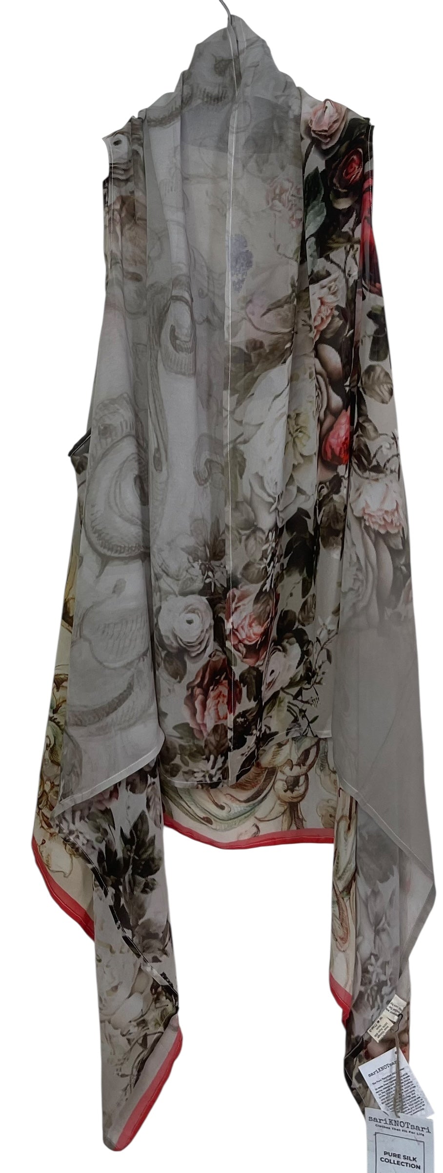 PRG7956 Sheer Avatar Pure Silk Versatile Vest