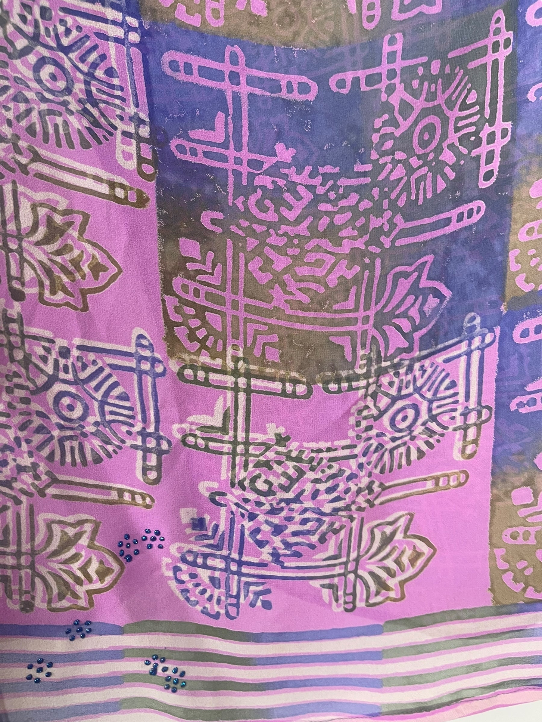 PRG8126 Sheer Avatar Pure Silk Cardigan