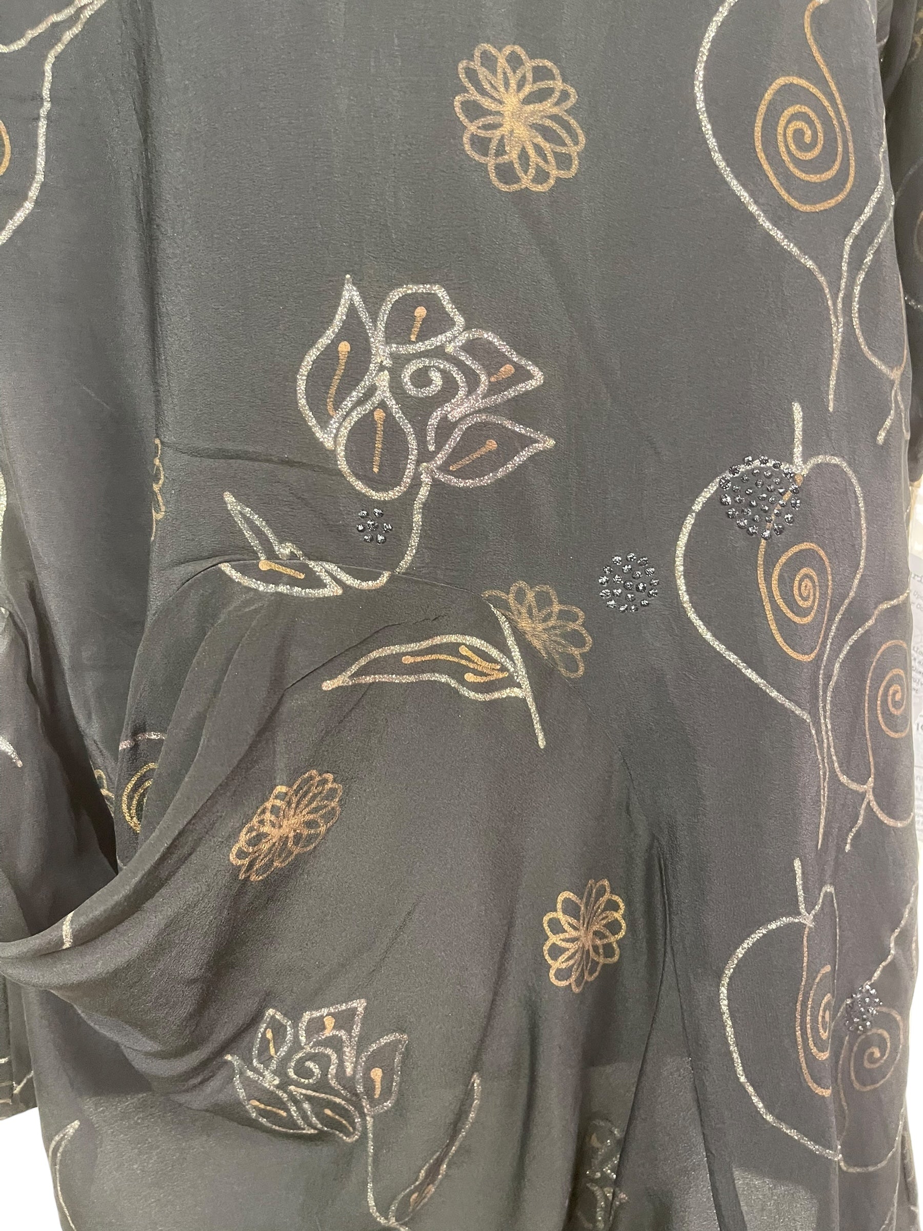 PRC8461 Avatar Pure Silk Self Pocket Tunic Dress