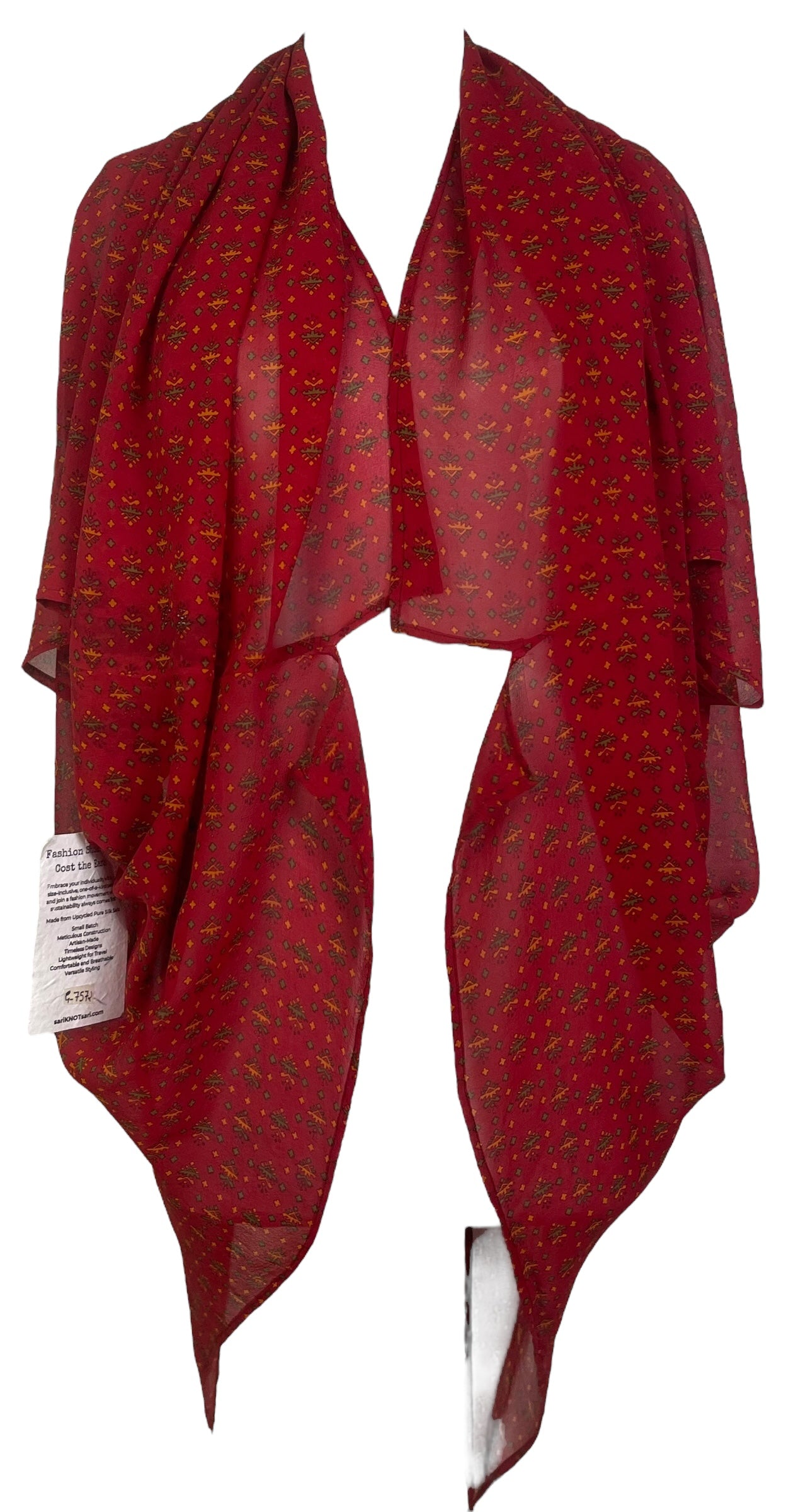 PRG7572 Sheer Avatar Pure Silk Cardigan