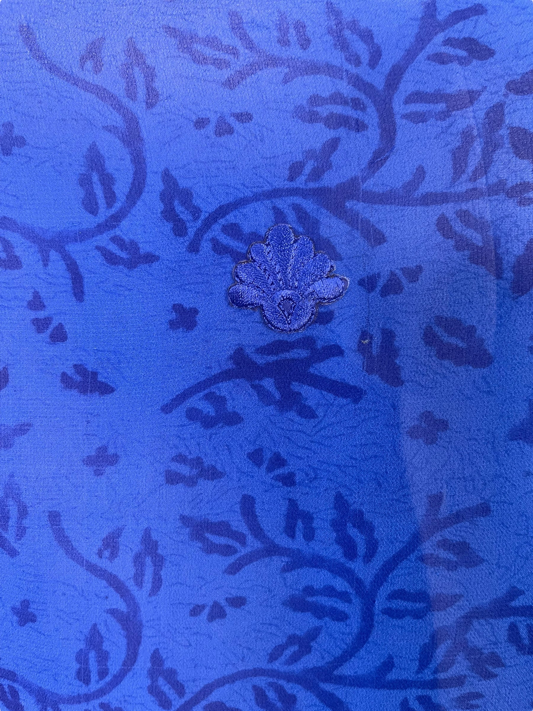 DEEANNS PRG7861 Sheer Avatar Pure Silk Long Tunic with Side Ties