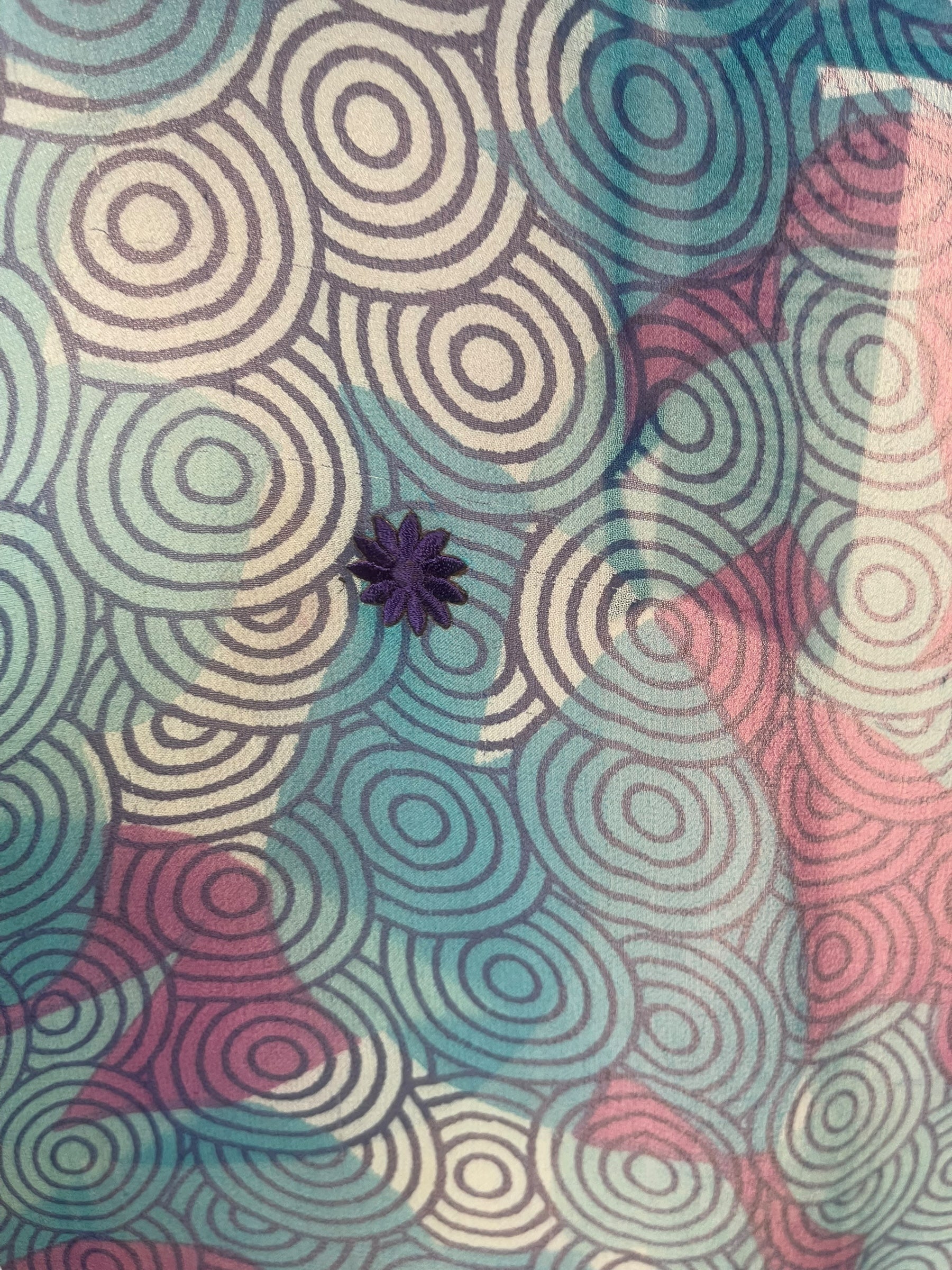 PRG8123 Sheer Wabi Sabi Pure Silk Waterfall Top