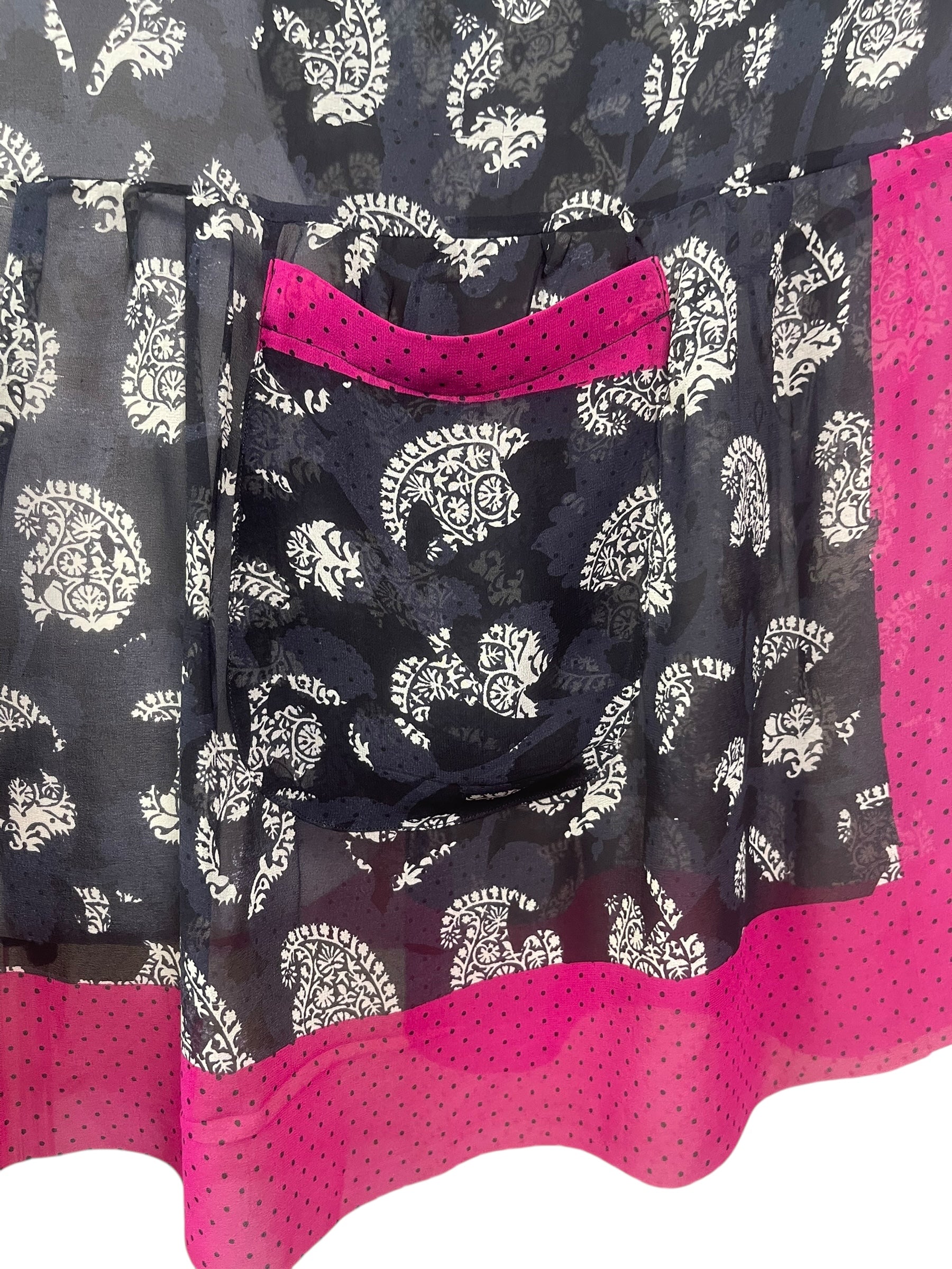 PRG8199 Sheer Wabi Sabi Pure Silk Boxy Babydoll Dress