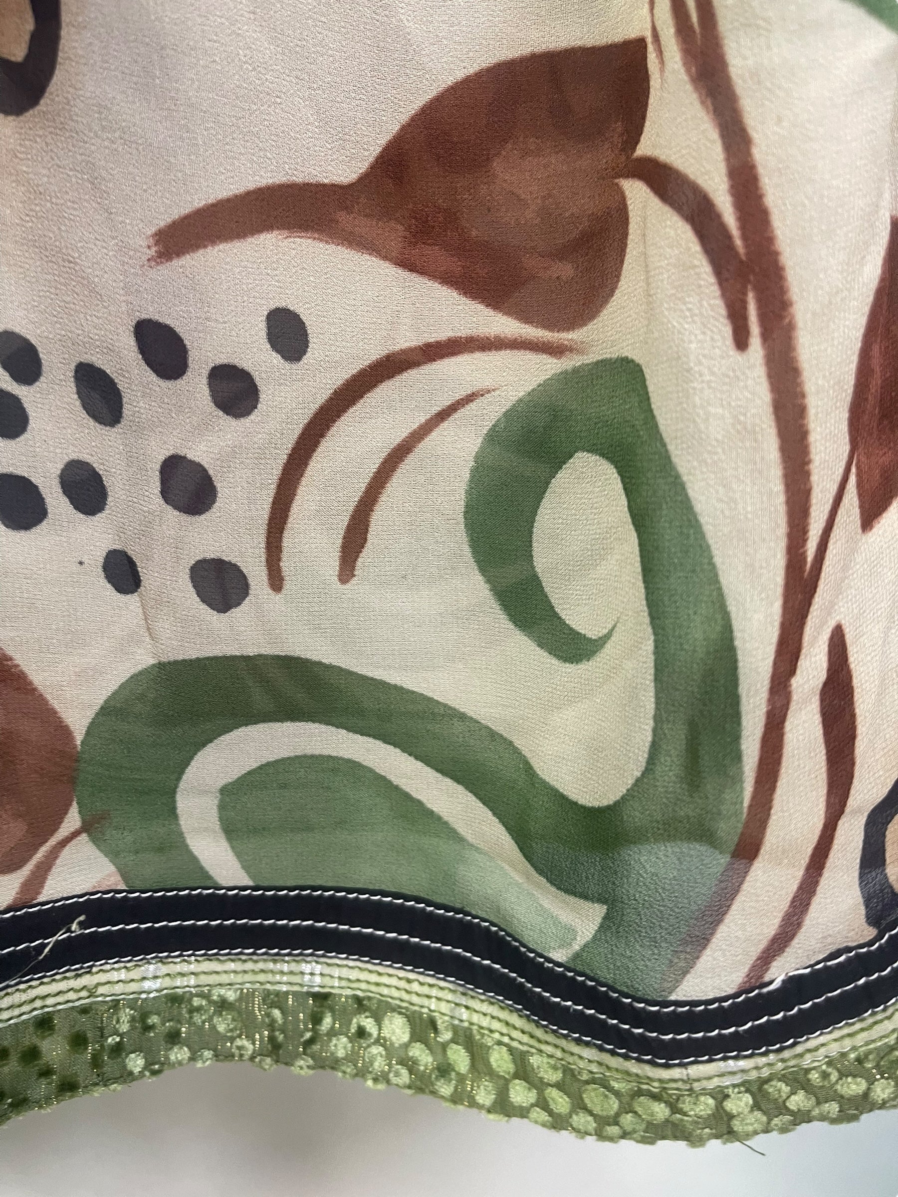 PRG8163 Sheer Wabi Sabi Pure Silk Boxy Babydoll Dress