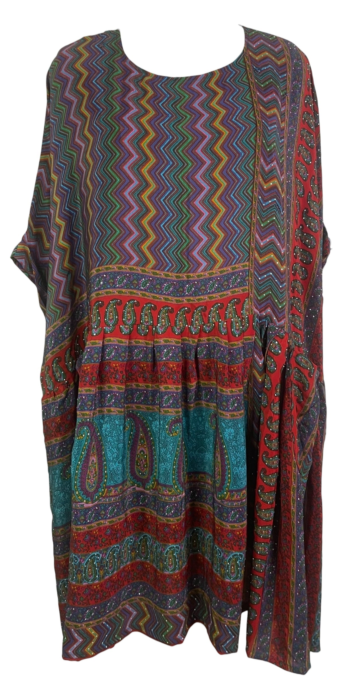 PRC8655 Avatar Pure Silk Boxy Babydoll Dress