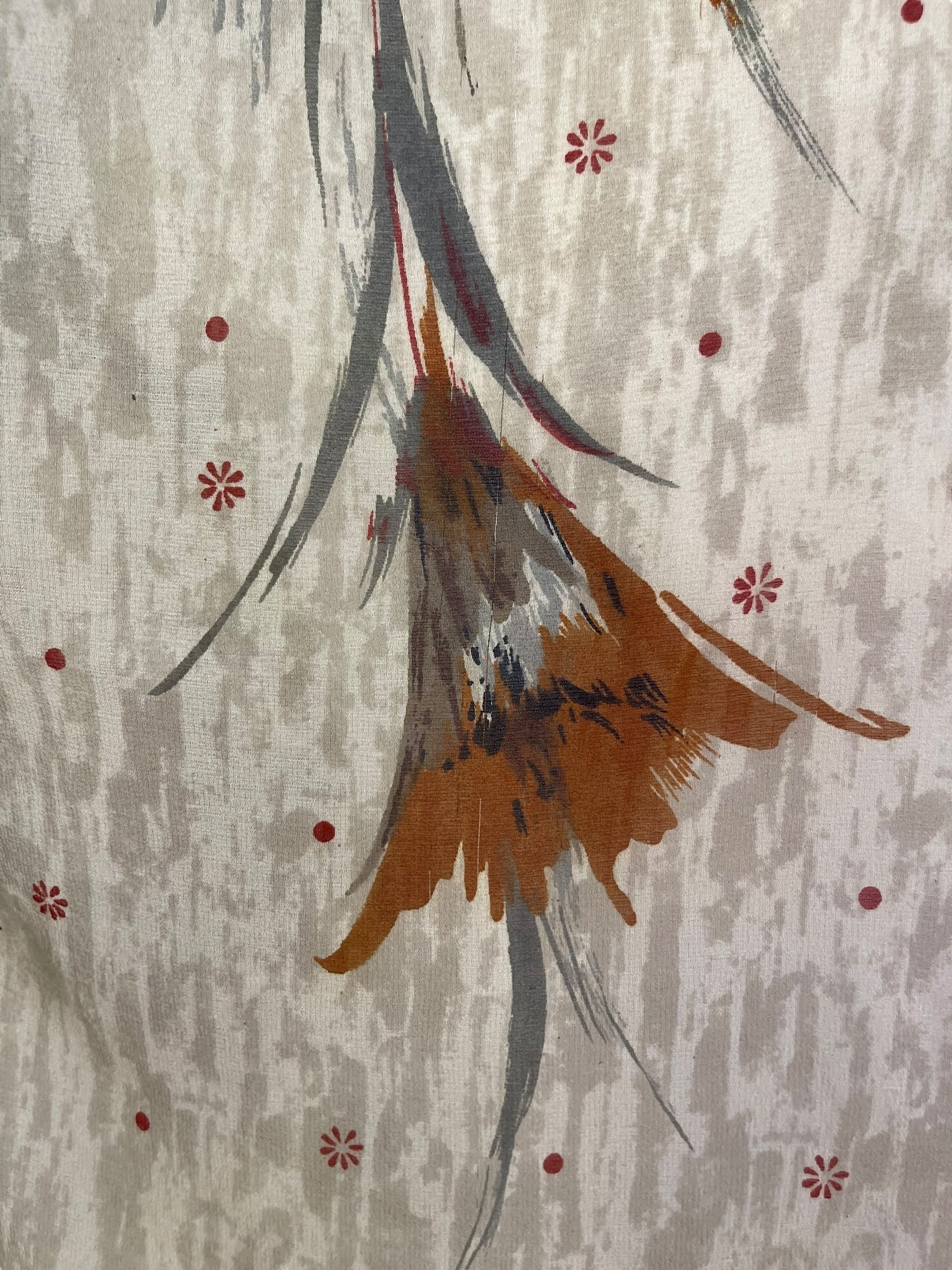 PRG7208 Sheer Wabi Sabi Pure Silk Boxy Top