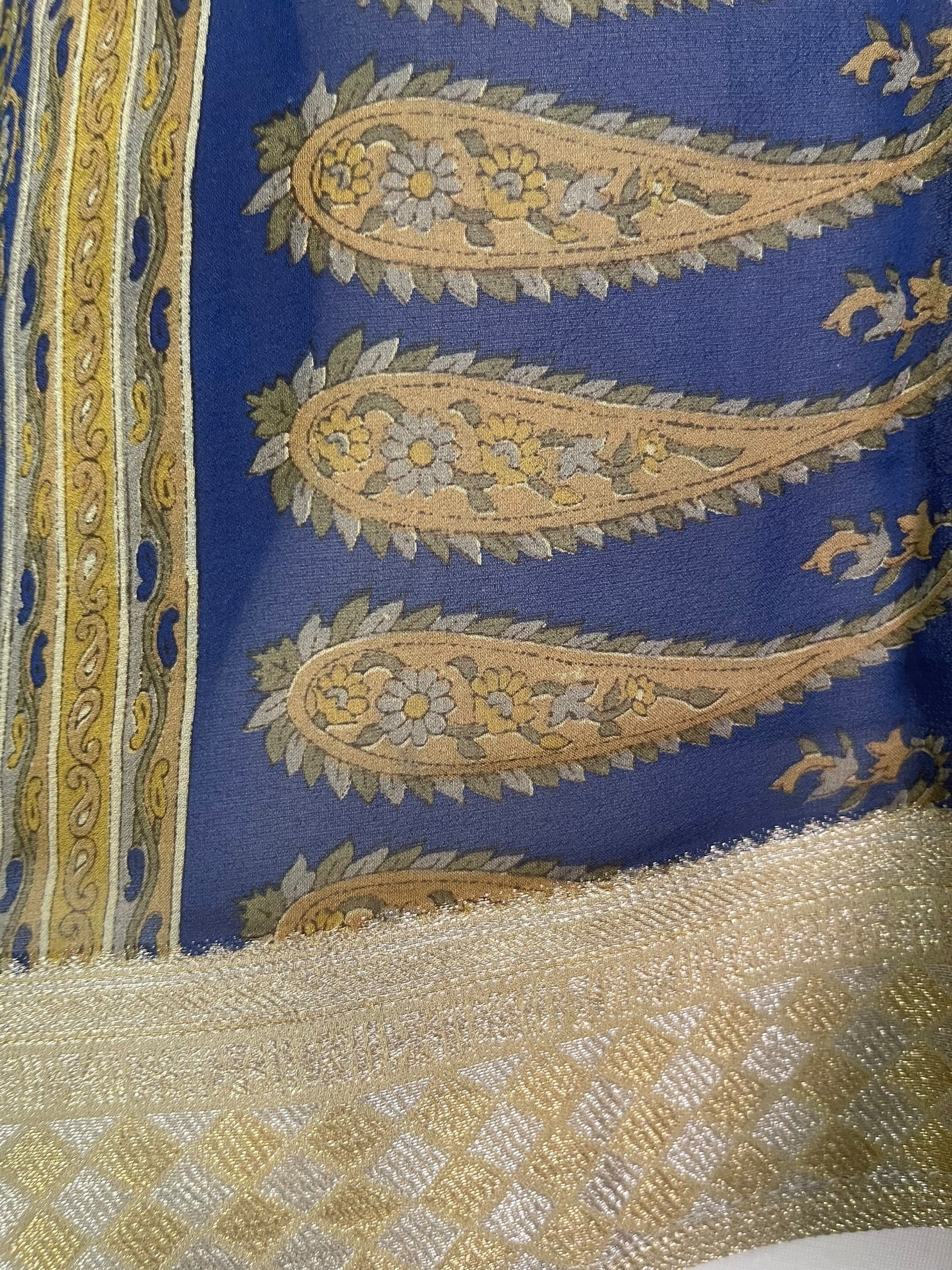 PRG7961 Sheer Avatar Pure Silk Capelet Poncho