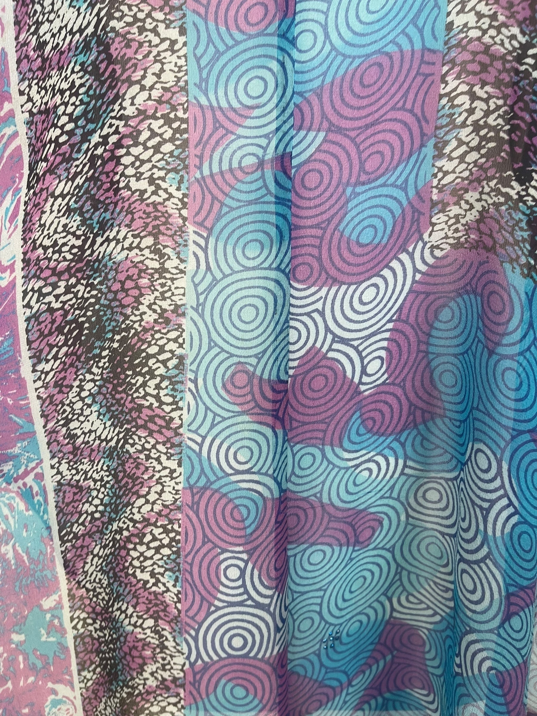 PRG8123 Sheer Wabi Sabi Pure Silk Waterfall Top