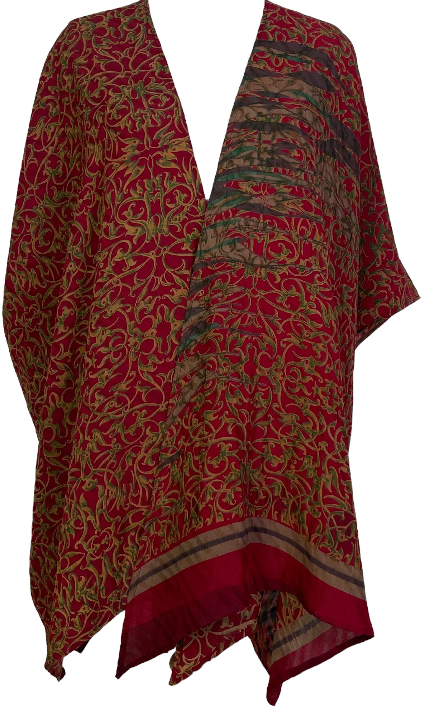 PRC7285 Wabi Sabi Pure Silk Cardigan