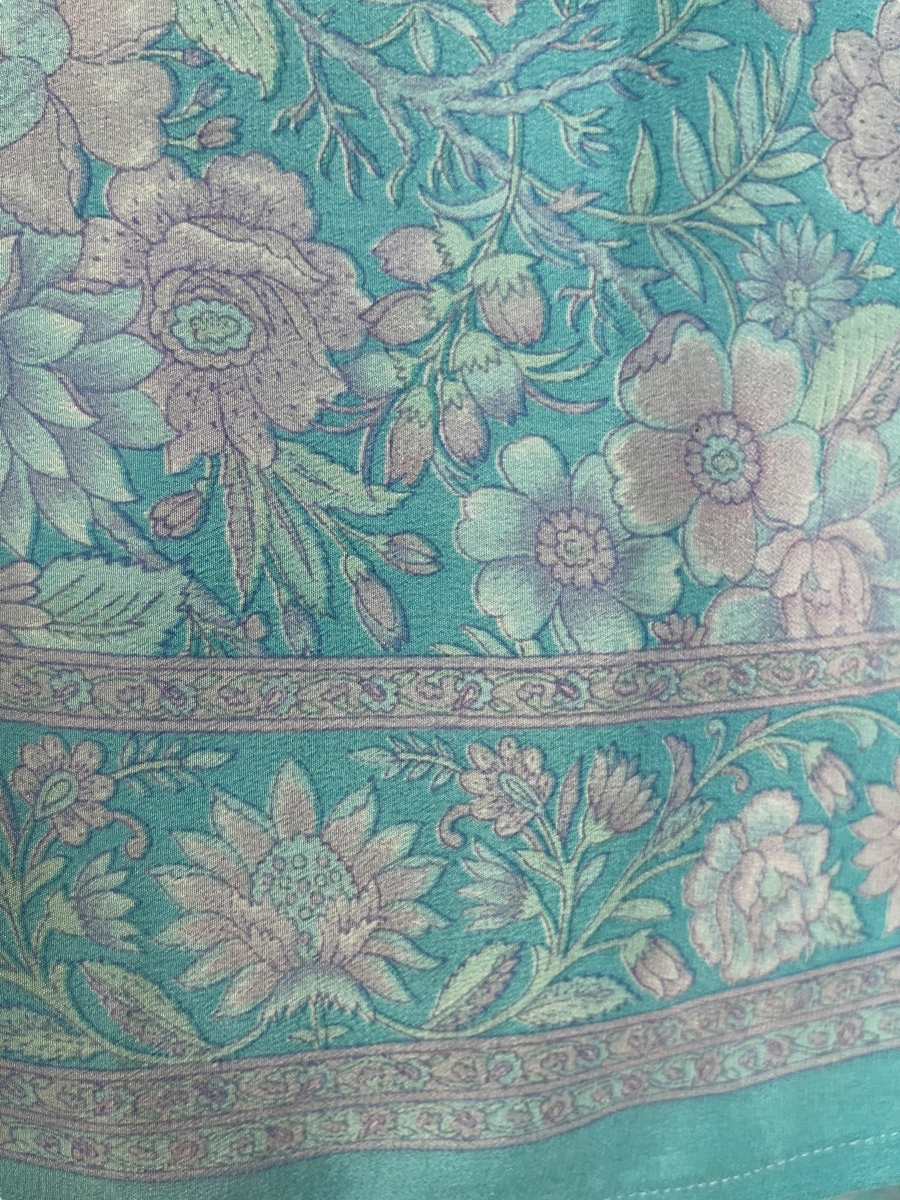 PRC7547 Avatar Pure Silk Capelet Poncho