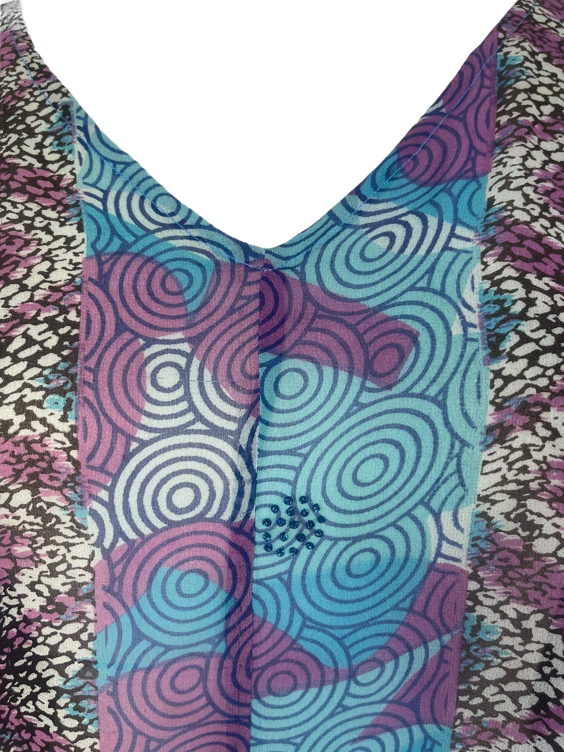 PRG8123 Sheer Wabi Sabi Pure Silk Waterfall Top