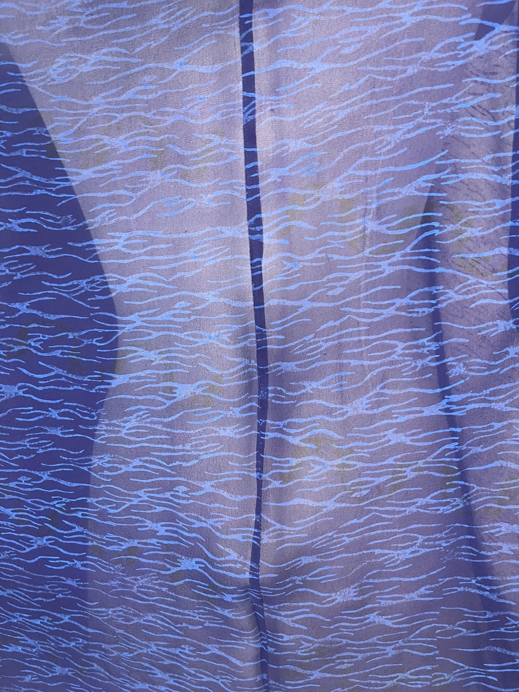 PREVIEW PRG8602 Sheer Avatar Pure Silk Cardigan by FEBRUARY2026 – Handmade ethical Cardigan from sariKNOTsari using upcycled silk. Designed in Canada for travel and slow fashion, loved from Toronto to LA to Sydney.