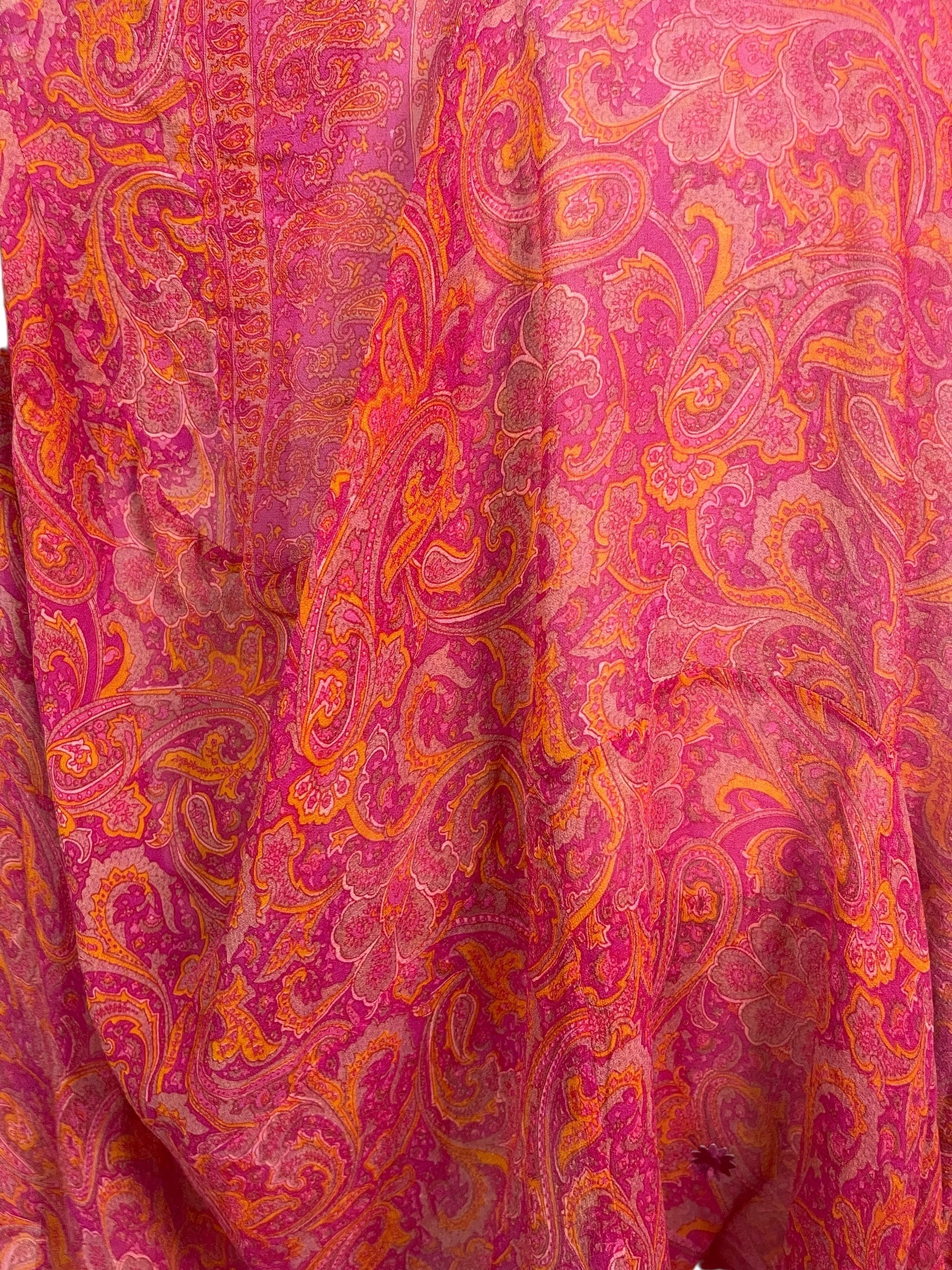 PRG8911 Sheer Avatar Pure Silk Sculptural Long Tunic Dress by 15 FEBRUARY 2026 – Handmade ethical Sculptural Dress from sariKNOTsari using upcycled silk. Designed in Canada for travel and slow fashion, loved from Toronto to LA to Sydney.