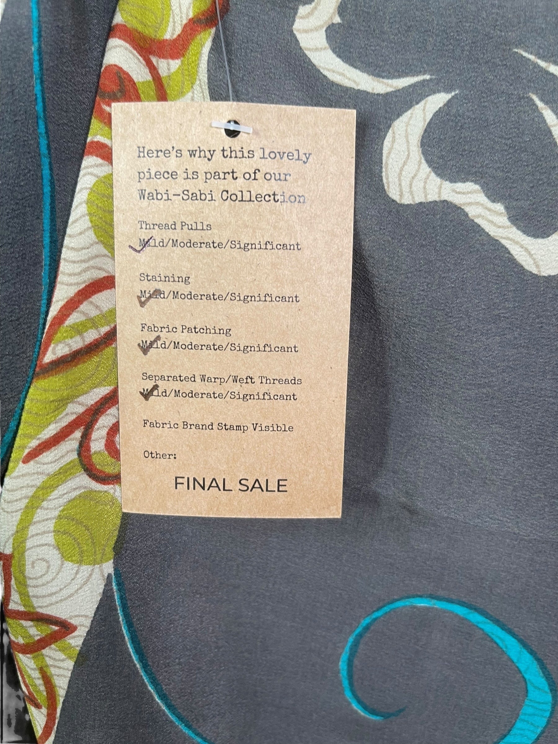 PRC7324 Wabi Sabi Pure Silk Shrug