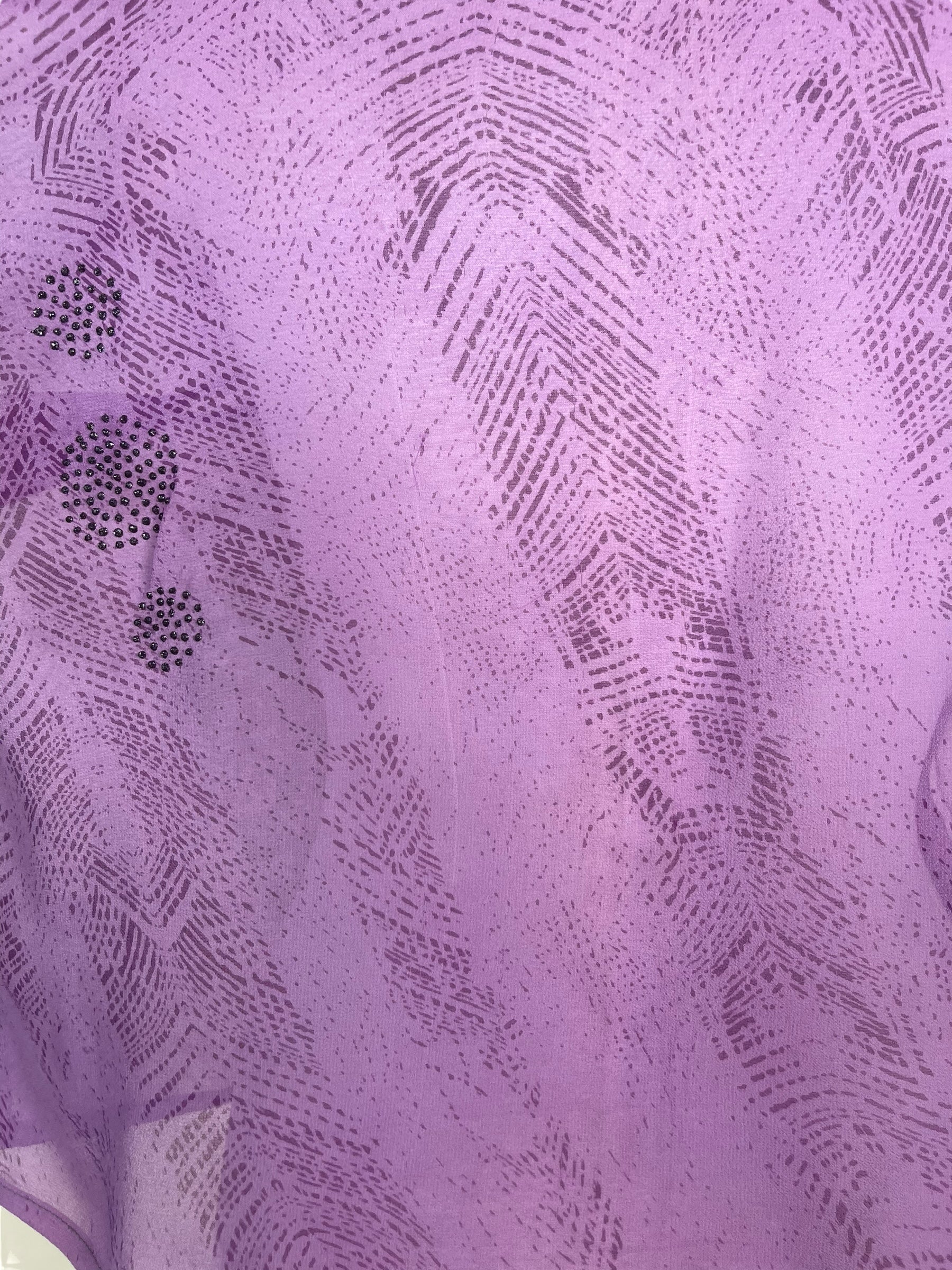 PRG4942 Sheer Avatar Pure Silk Boxy Top