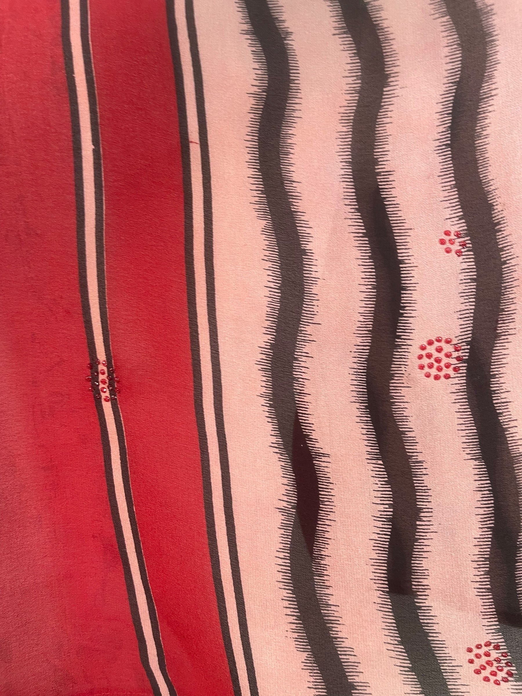 PREVIEW PRG8519 Sheer Avatar Pure Silk Kimono-Sleeved Top by FEBRUARY2026 – Handmade ethical Kimono Top from sariKNOTsari using upcycled silk. Designed in Canada for travel and slow fashion, loved from Toronto to LA to Sydney.