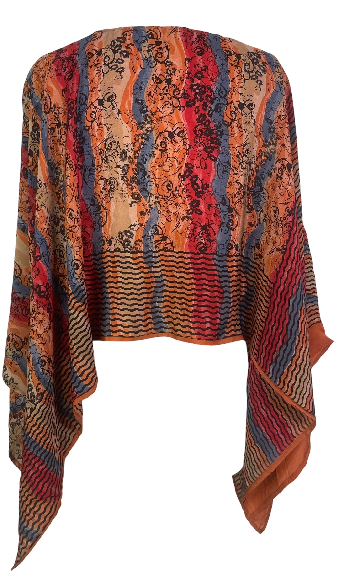 PREVIEW PRC8500 Pure Silk Wabi Sabi Capelet Poncho