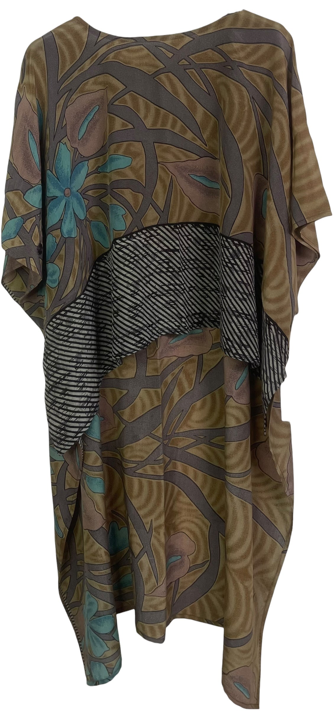 PRC8494 Sheer Wabi Sabi Pure Silk Hi Lo Top