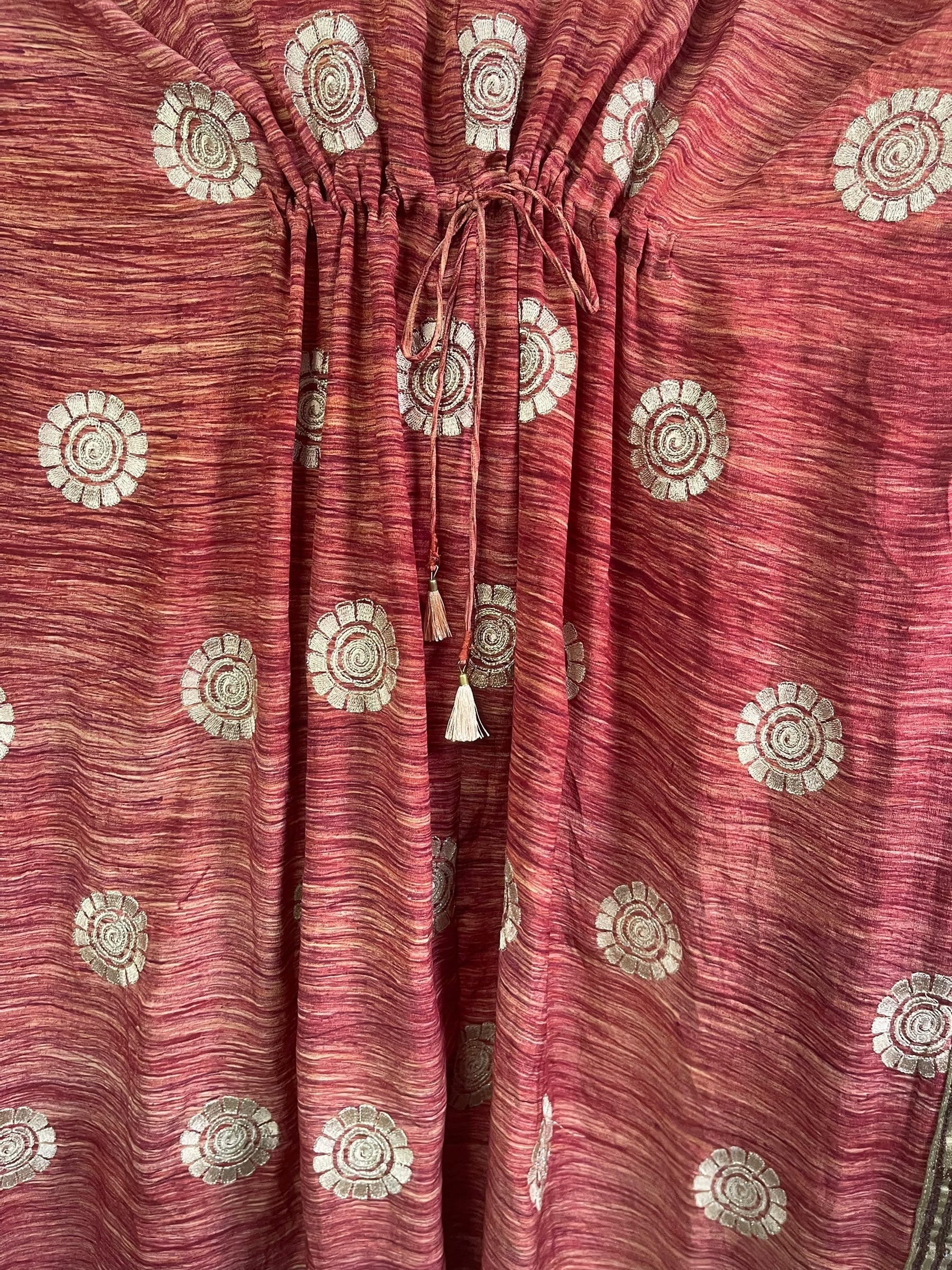 PRC8890 Avatar Pure Silk Maxi Kaftan