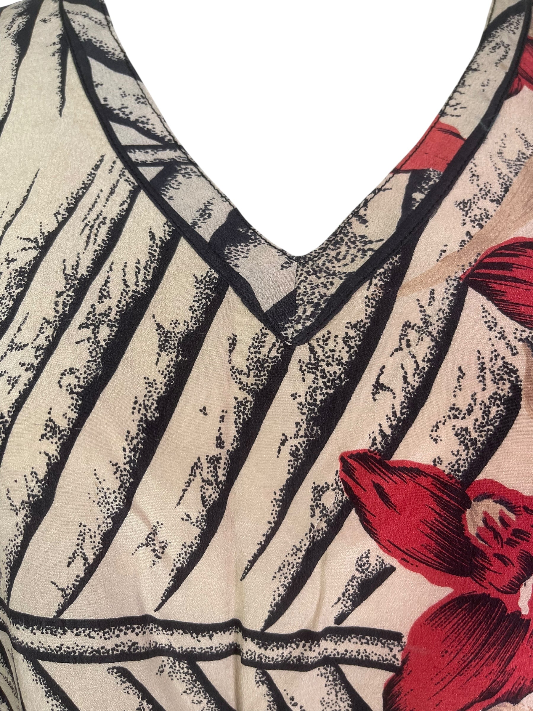 PRC7505 Wabi Sabi Pure Silk Short Kaftan Tunic With Slits