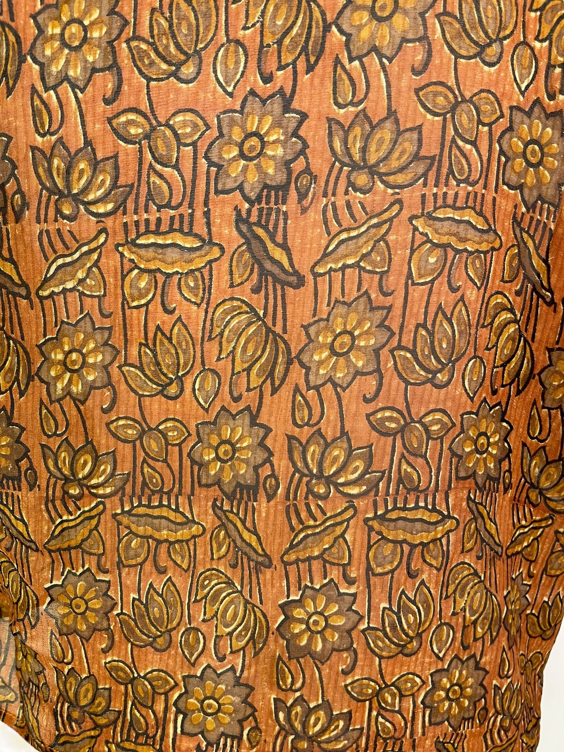 PRG6035 Sheer Avatar Pure Silk Boxy Top