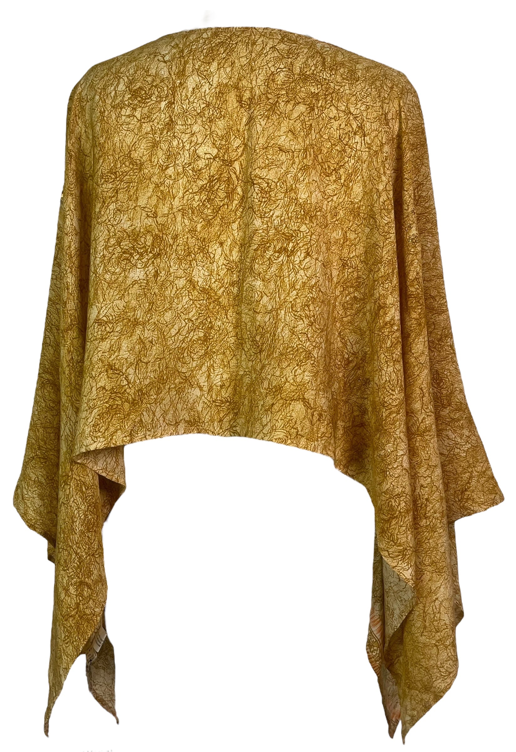 PRC7769 Avatar Pure Silk Capelet Poncho