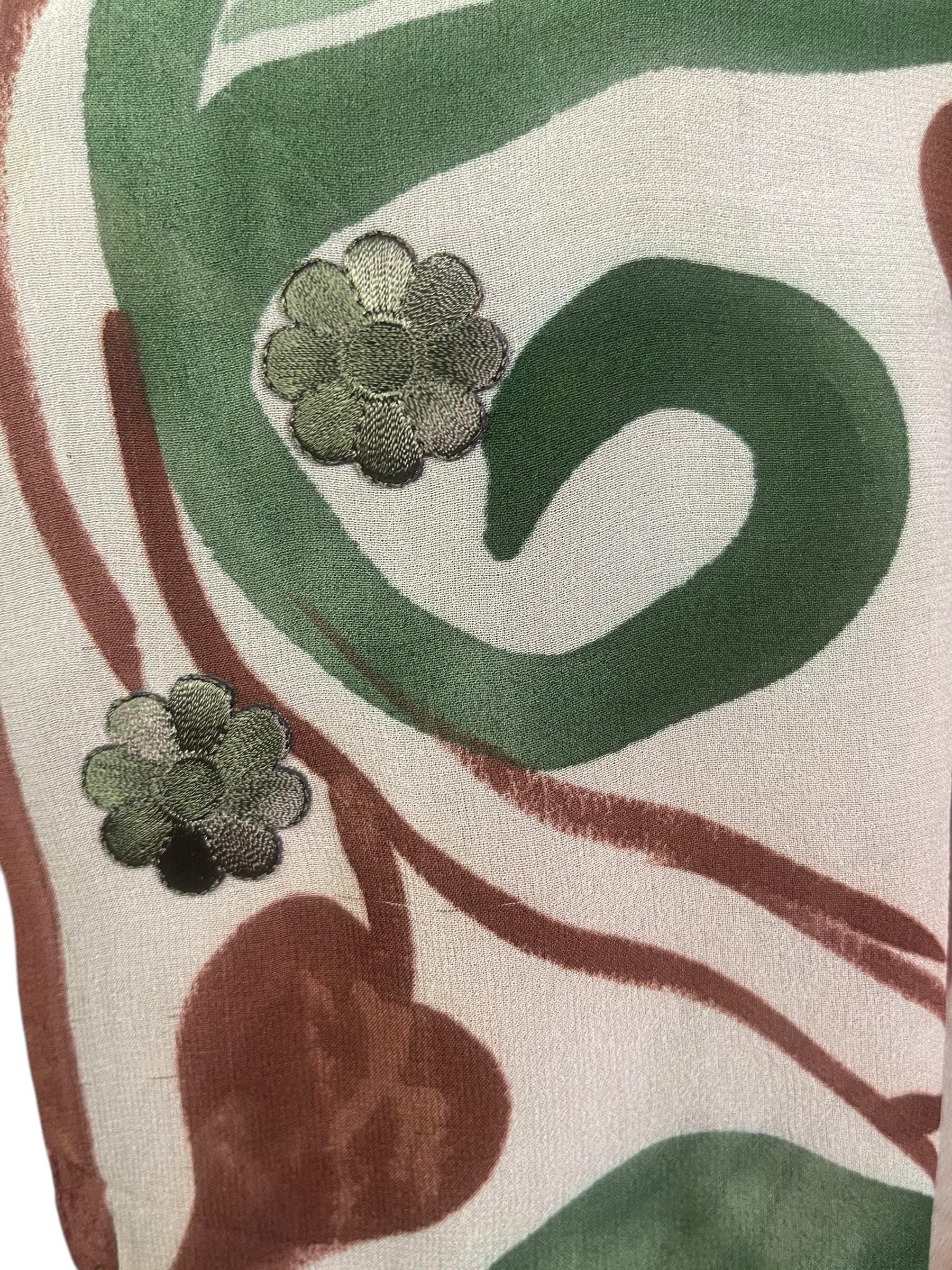 PRG8163 Sheer Wabi Sabi Pure Silk Boxy Babydoll Dress